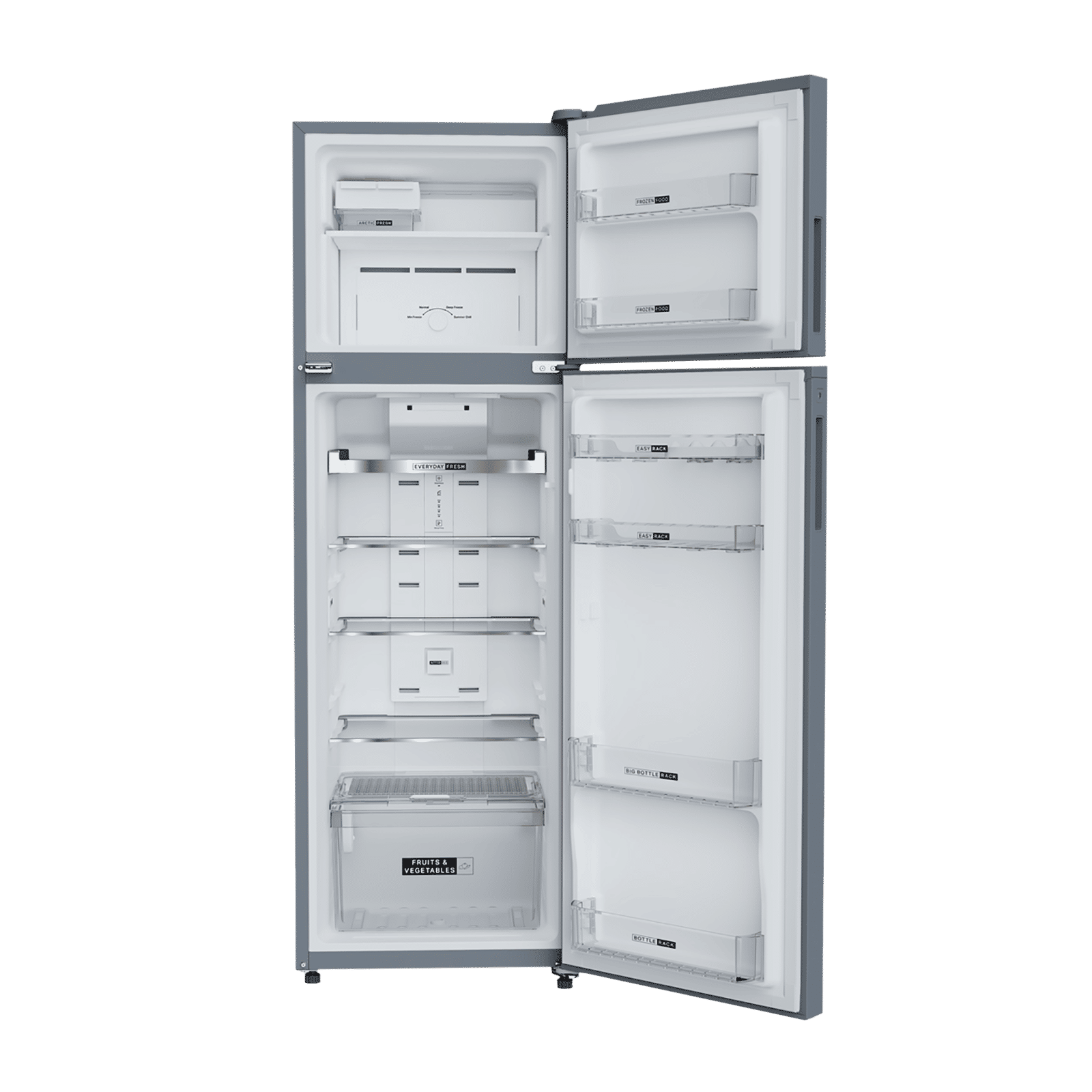 Whirlpool Intellifresh 259 Litres 2 Star Frost Free Double Door Refrigerator with 6th Sense Technology (Mirror Glass)_4