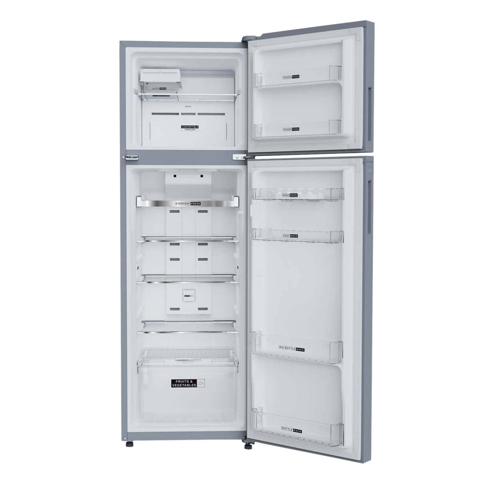 Whirlpool Intellifresh Pro 259 Litres 2 Star Frost Free Double Door Convertible Refrigerator with 6th Sense Technology (Grey) Whirlpool Intellifresh Pro 259 Litres 2 Star Frost Free Double Door Convertible Refrigerator with 6th Sense Technology (Grey)_6