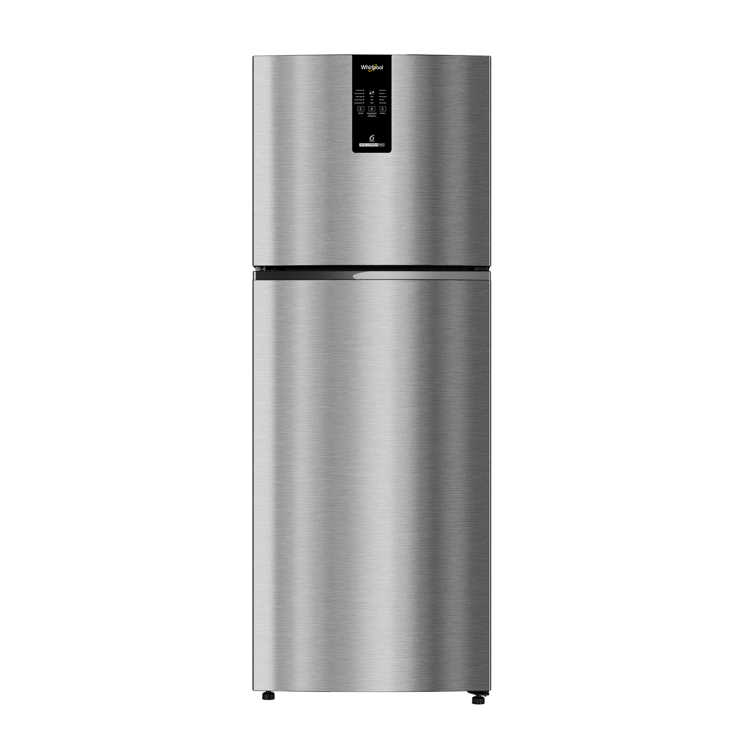 Whirlpool Intellifresh Pro 355 308 Litres 3 Star Frost Free Double Door Convertible Refrigerator with 6th Sense Technology (Grey)_1