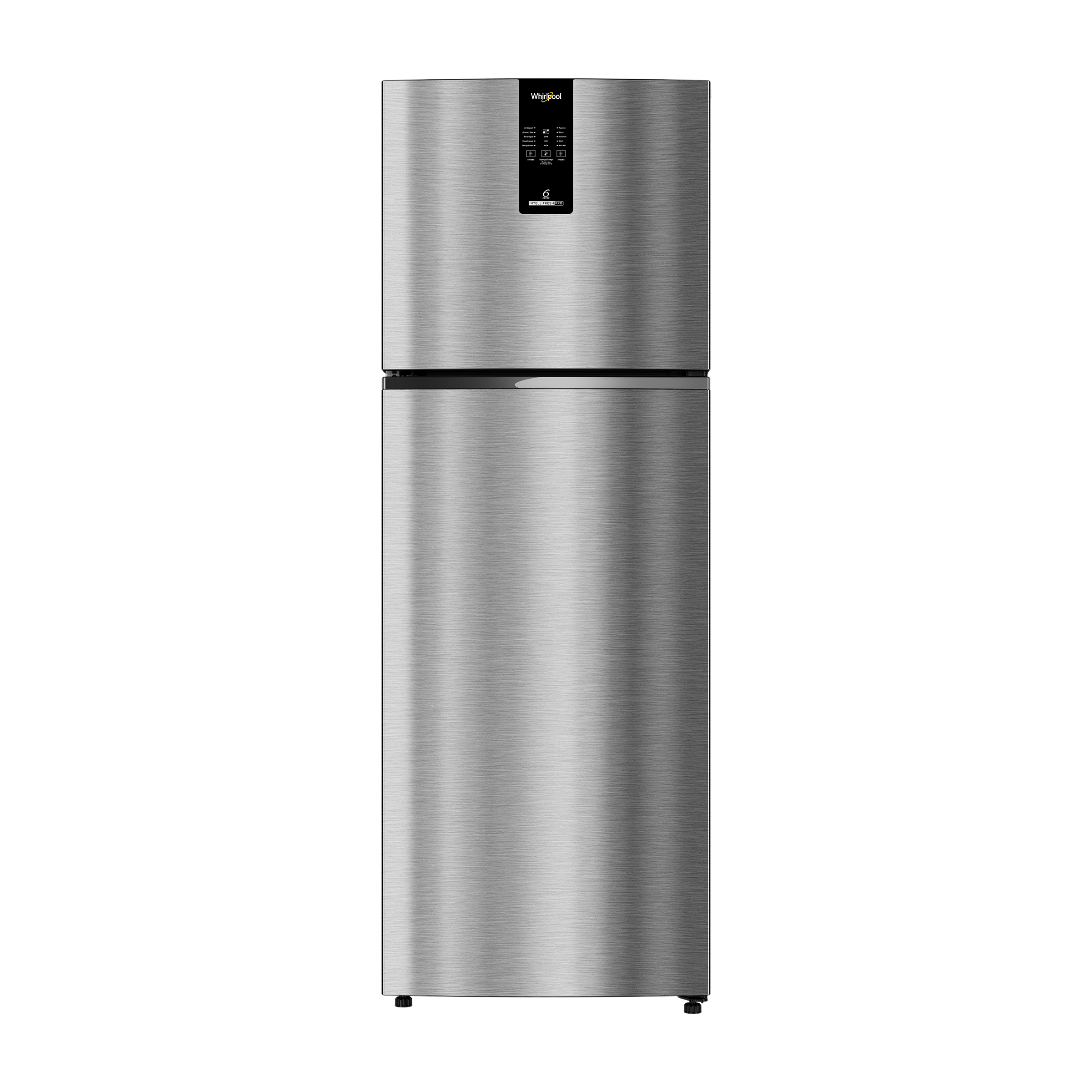 Whirlpool Intellifresh Pro 375 327 Litres 3 Star Frost Free Double Door Convertible Refrigerator with 6th Sense Technology (Grey) Whirlpool Intellifresh Pro 375 327 Litres 3 Star Frost Free Double Door Convertible Refrigerator with 6th Sense Technology (Grey)_1