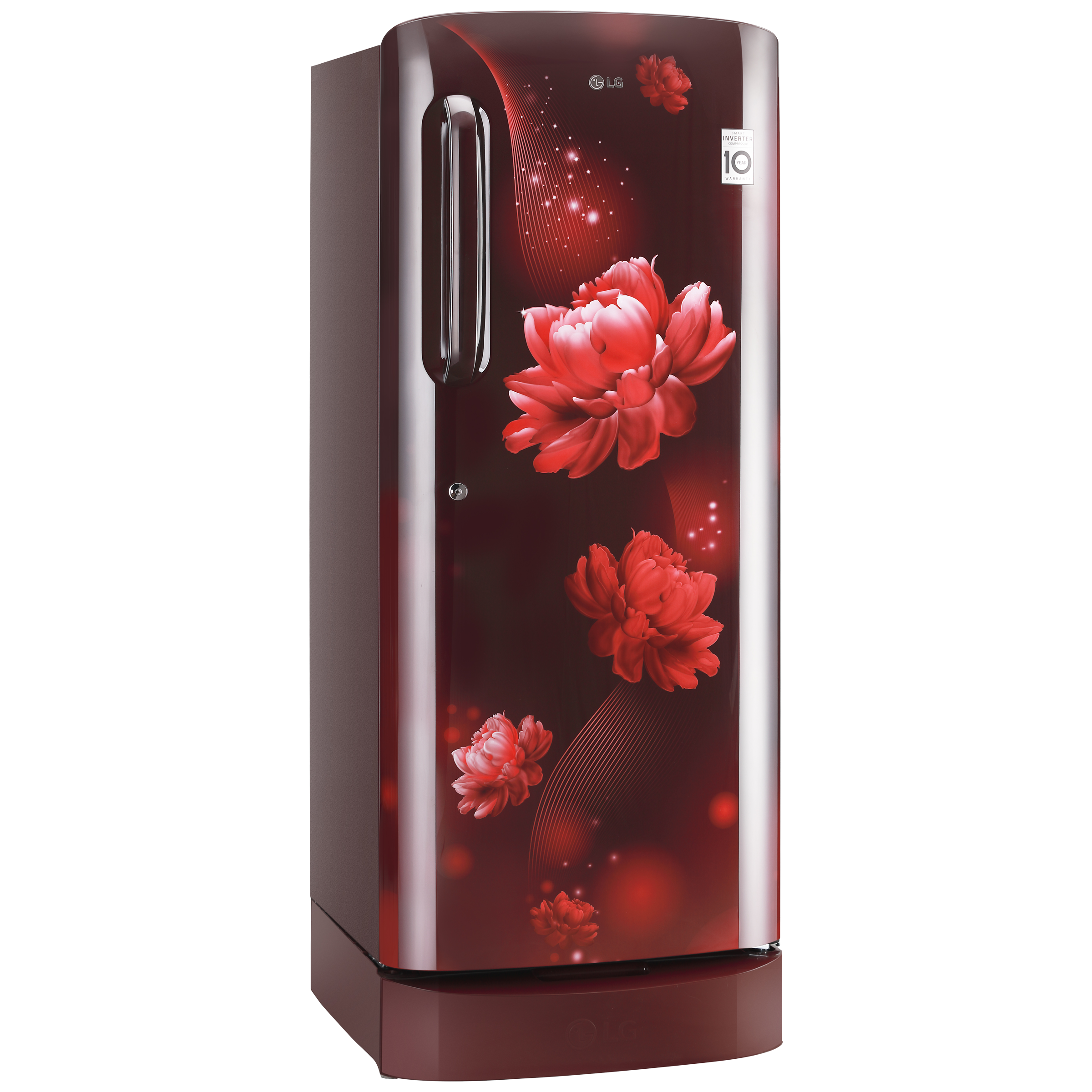LG 224 Litres 5 Star Direct Cool Single Door Refrigerator with Smart Inverter Compressor (GL-D241ASCU.DSCZEB, Scarlet Charm)_9
