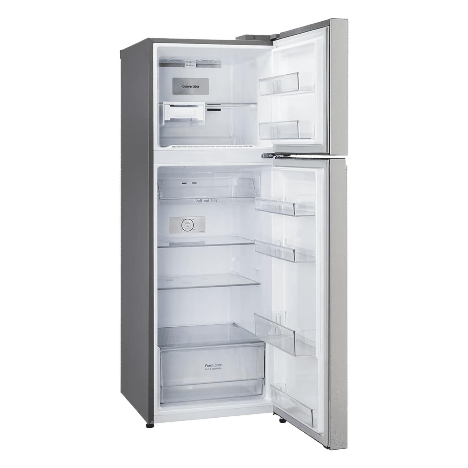 LG 343 Litres 2 Star Frost Free Double Door Convertible Refrigerator with Smart Diagnosis (GL-S382SUSY.AUSZEBN, Urban Steel) LG 343 Litres 2 Star Frost Free Double Door Convertible Refrigerator with Smart Diagnosis (GL-S382SUSY.AUSZEBN, Urban Steel)_12