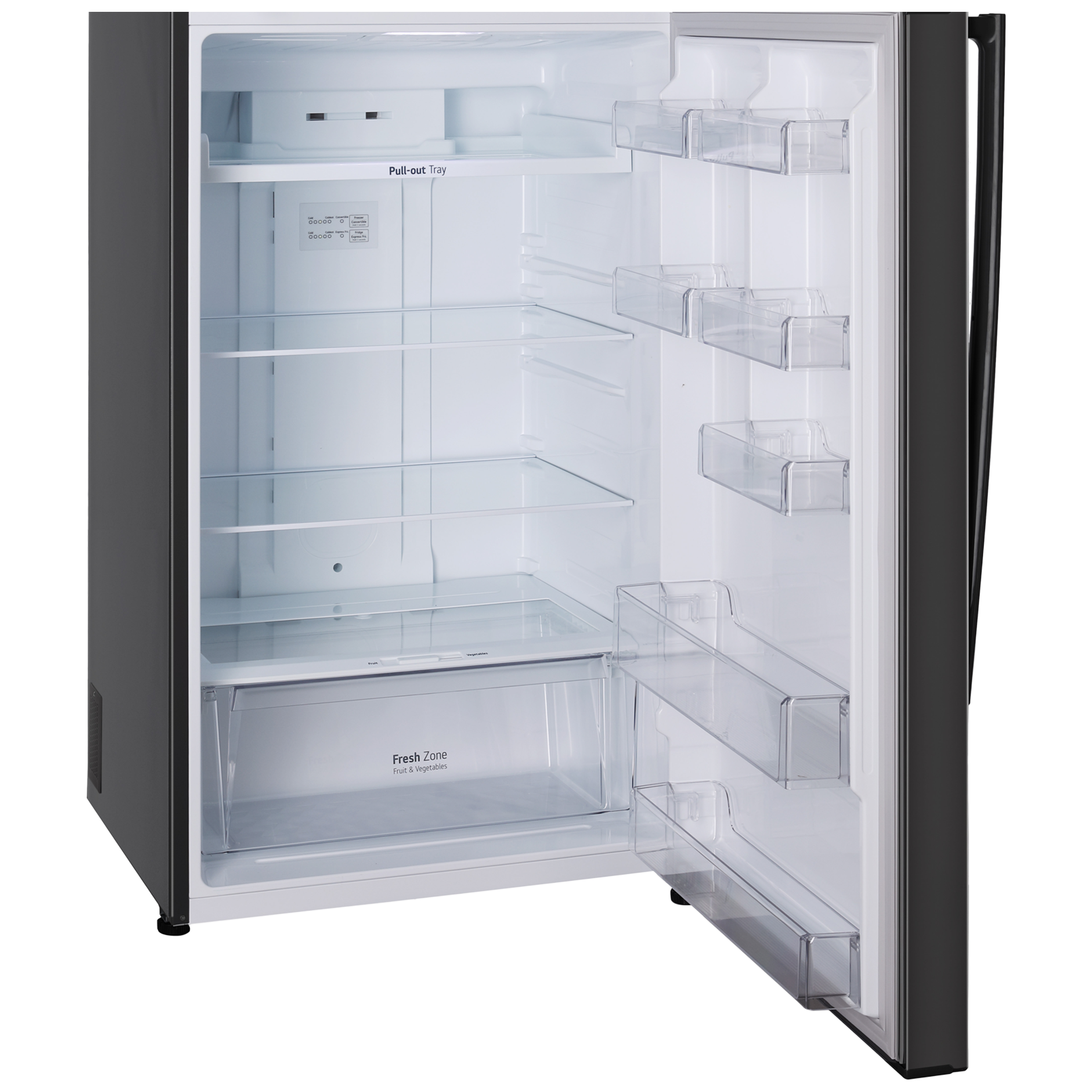 LG 446 Litres 1 Star Frost Free Double Door Convertible Refrigerator with Smart Diagnosis (GL-T502AESR.DESZEB, Ebony Sheen) LG 446 Litres 1 Star Frost Free Double Door Convertible Refrigerator with Smart Diagnosis (GL-T502AESR.DESZEB, Ebony Sheen)_17