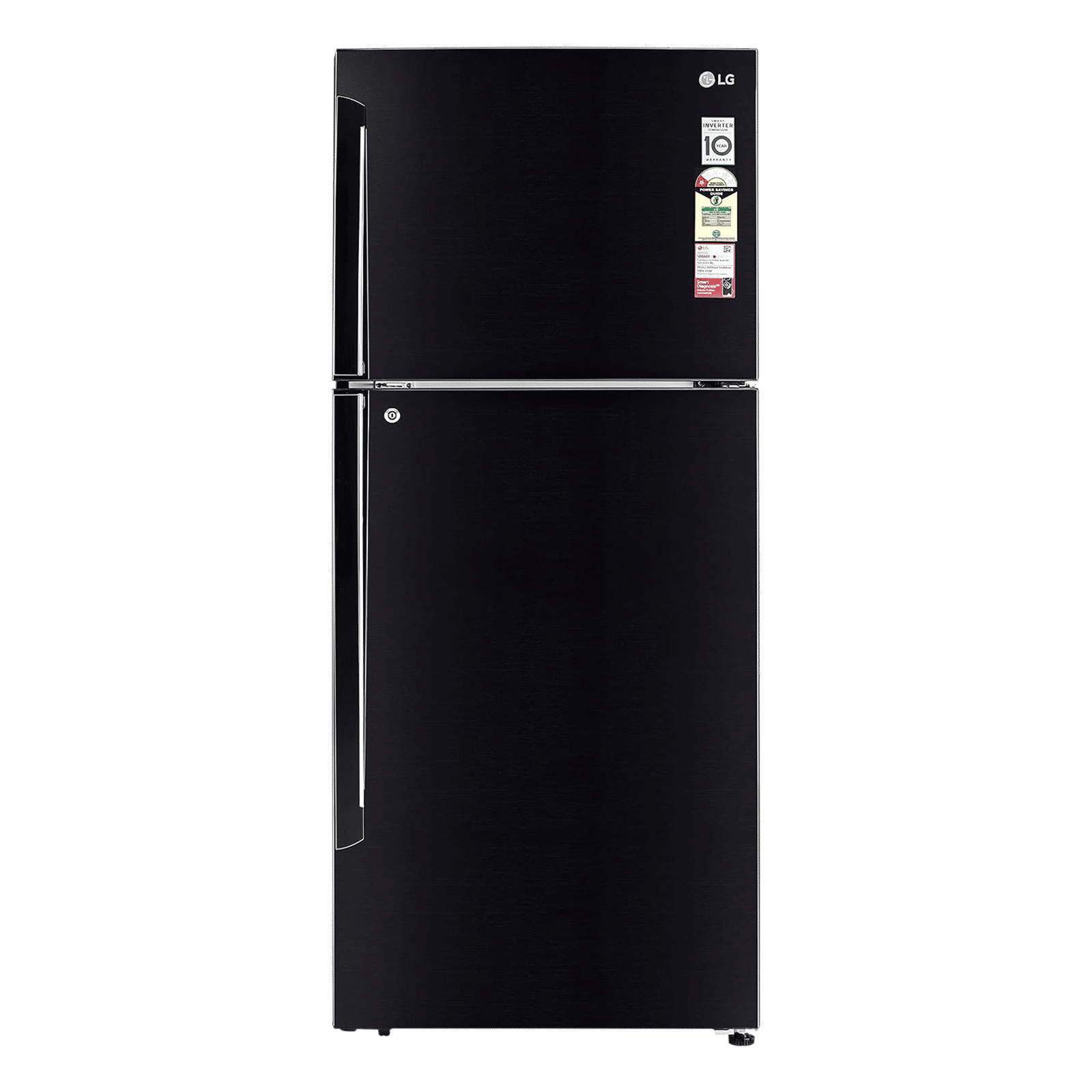 LG 412 Litres 1 Star Frost Free Double Door Convertible Refrigerator with Smart Diagnosis (GL-T432AESR.DESZEB, Ebony Sheen) LG 412 Litres 1 Star Frost Free Double Door Convertible Refrigerator with Smart Diagnosis (GL-T432AESR.DESZEB, Ebony Sheen)_1