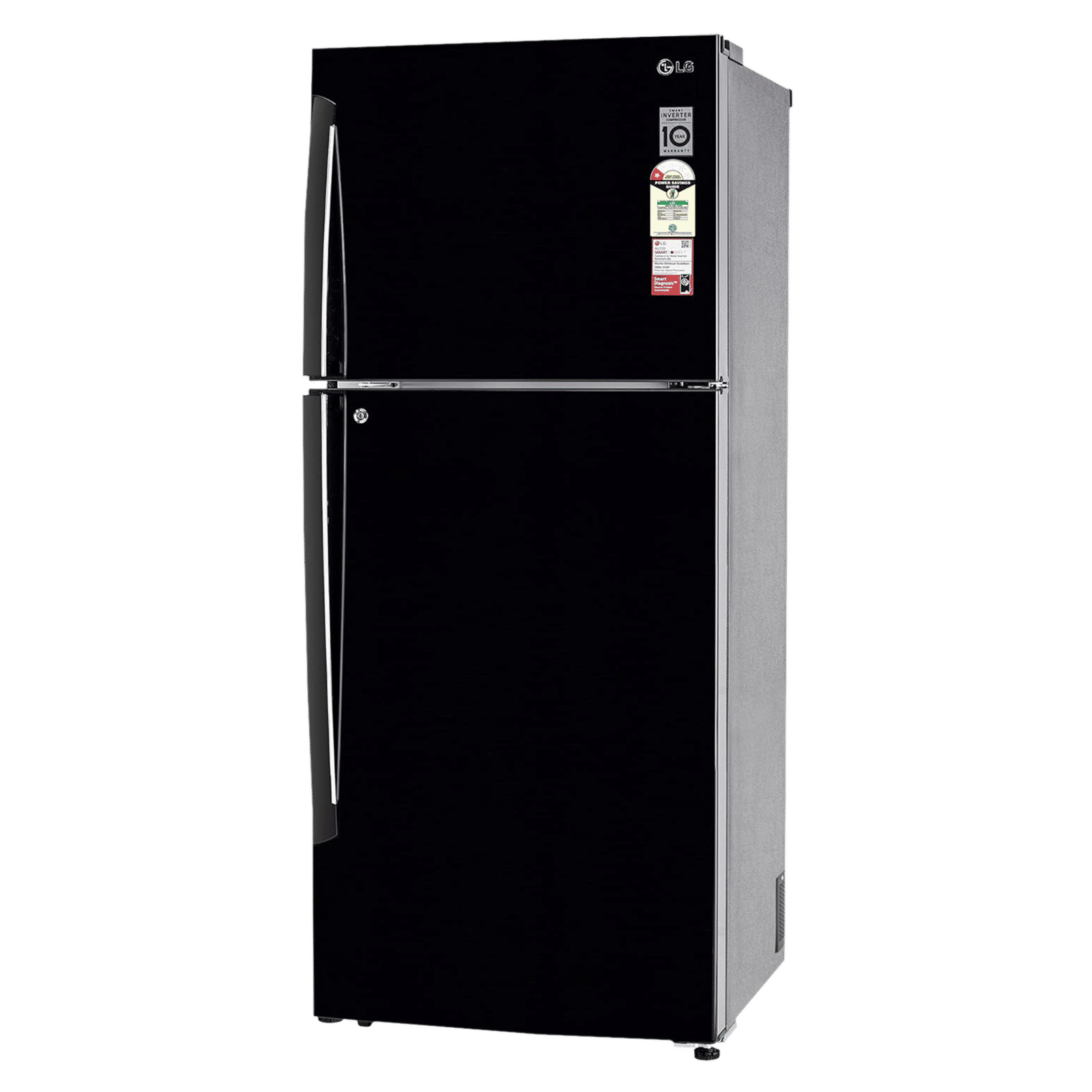 LG 412 Litres 1 Star Frost Free Double Door Convertible Refrigerator with Smart Diagnosis (GL-T432AESR.DESZEB, Ebony Sheen) LG 412 Litres 1 Star Frost Free Double Door Convertible Refrigerator with Smart Diagnosis (GL-T432AESR.DESZEB, Ebony Sheen)_4