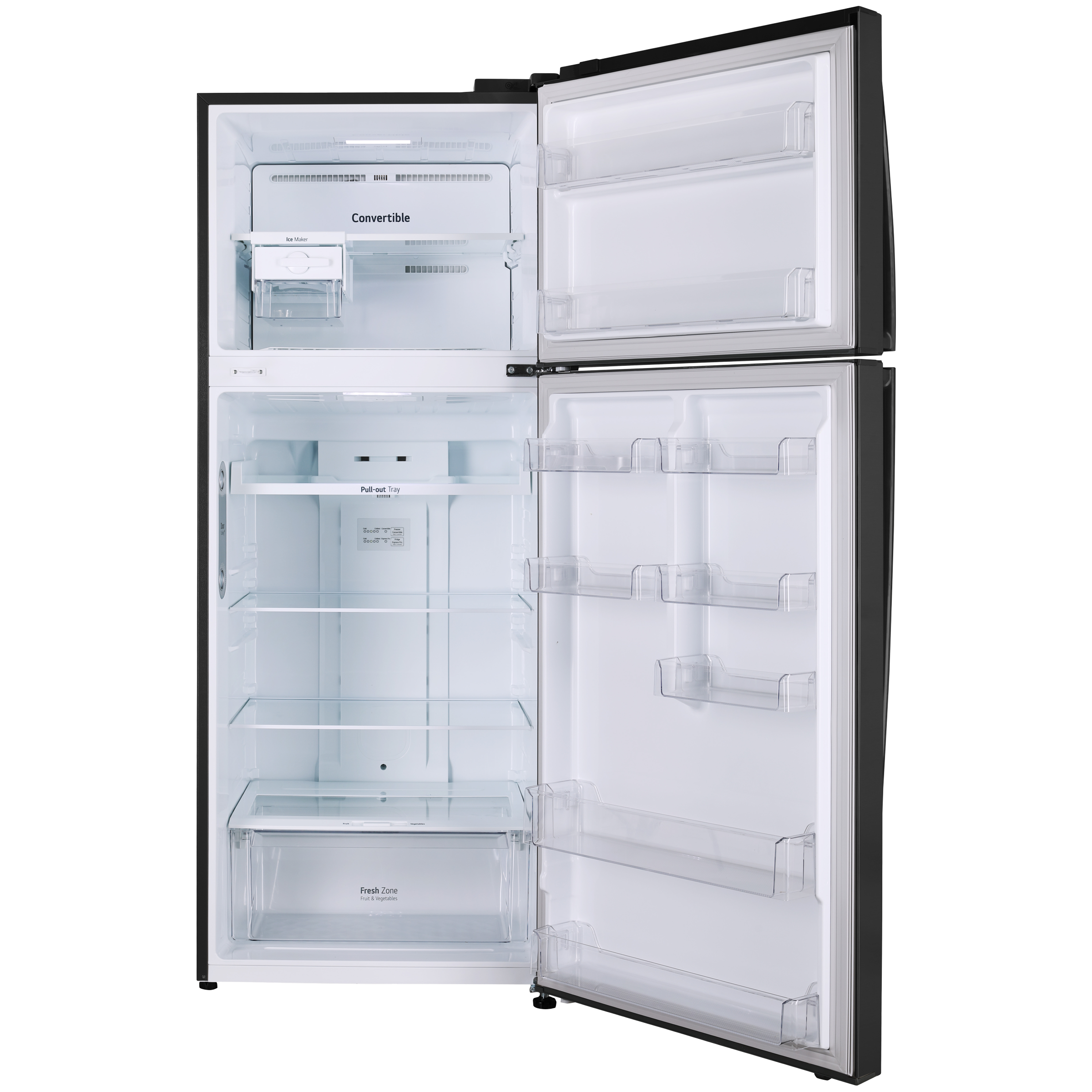 LG 412 Litres 1 Star Frost Free Double Door Convertible Refrigerator with Smart Diagnosis (GL-T432AESR.DESZEB, Ebony Sheen) LG 412 Litres 1 Star Frost Free Double Door Convertible Refrigerator with Smart Diagnosis (GL-T432AESR.DESZEB, Ebony Sheen)_6
