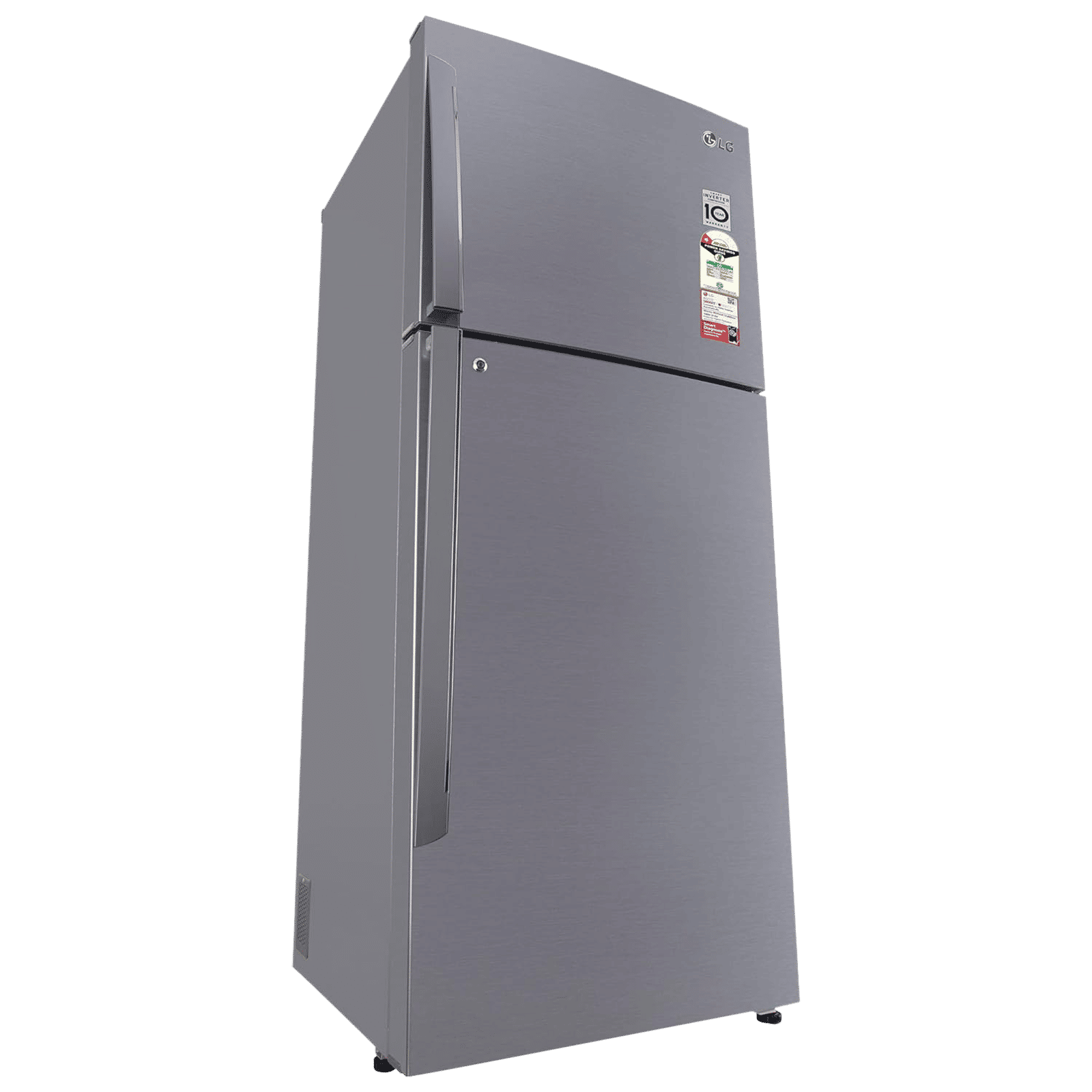 LG 412 Litres 1 Star Frost Free Double Door Convertible Refrigerator with Smart Inverter Compressor (GL-T432APZR.DPZZEB, Shiny Steel) LG 412 Litres 1 Star Frost Free Double Door Convertible Refrigerator with Smart Inverter Compressor (GL-T432APZR.DPZZEB, Shiny Steel)_17