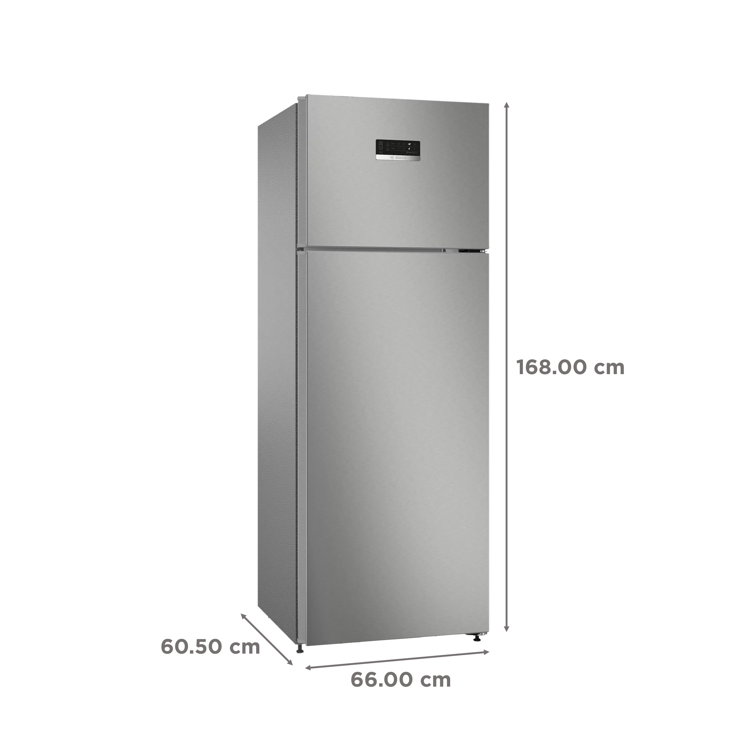BOSCH Series 4 269 Litres 3 Star Frost Free Double Door Convertible Refrigerator with Vario Inverter Compressor (CTC29S031I, Sparkly Steel) BOSCH Series 4 269 Litres 3 Star Frost Free Double Door Convertible Refrigerator with Vario Inverter Compressor (CTC29S031I, Sparkly Steel)_3