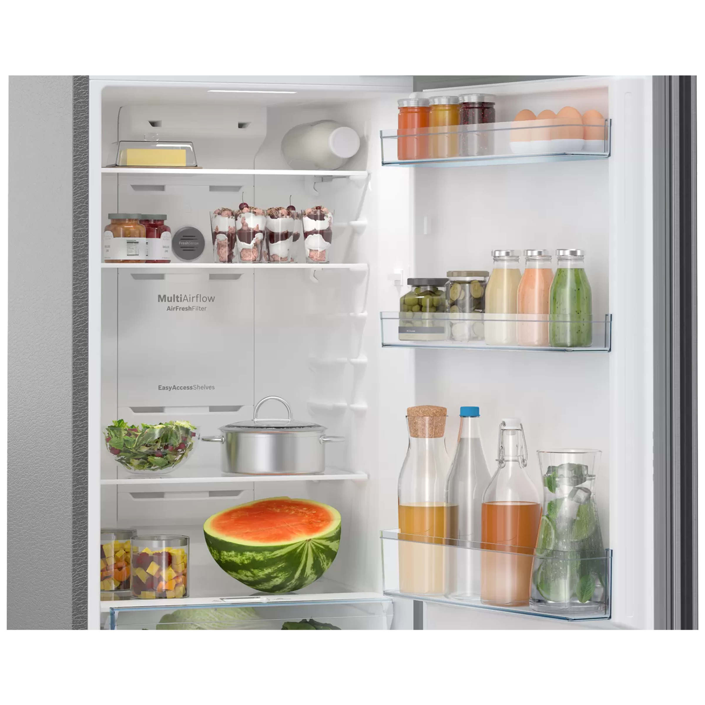 BOSCH Series 4 269 Litres 3 Star Frost Free Double Door Convertible Refrigerator with Vario Inverter Compressor (CTC29S031I, Sparkly Steel) BOSCH Series 4 269 Litres 3 Star Frost Free Double Door Convertible Refrigerator with Vario Inverter Compressor (CTC29S031I, Sparkly Steel)_5