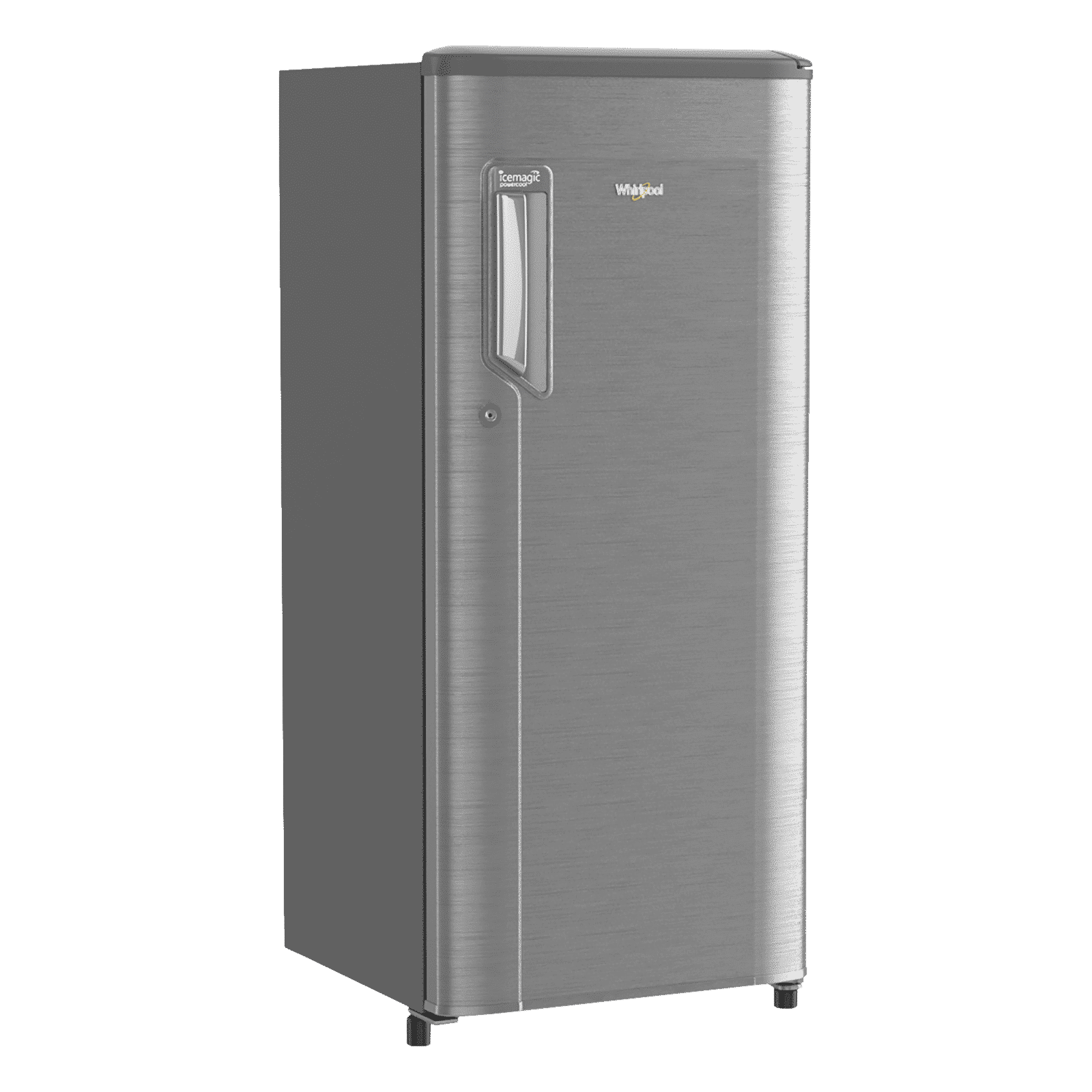 Whirlpool Icemagic Powercool 184 Litres 3 Star Direct Cool Single Door Refrigerator with Stabilizer Free Operation (72511, Steel) Whirlpool Icemagic Powercool 184 Litres 3 Star Direct Cool Single Door Refrigerator with Stabilizer Free Operation (72511, Steel)_7