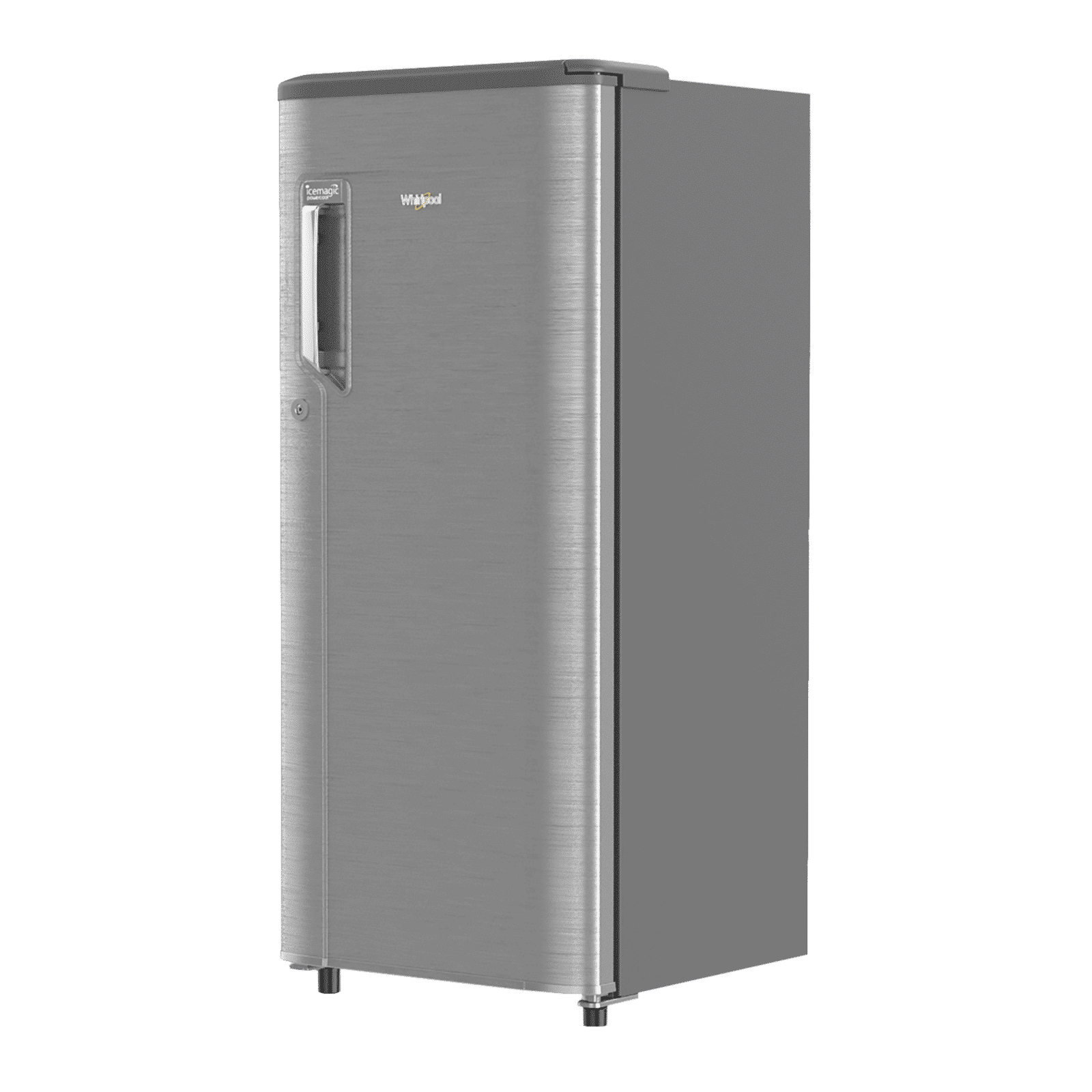 Whirlpool Icemagic Powercool 184 Litres 3 Star Direct Cool Single Door Refrigerator with Stabilizer Free Operation (72511, Steel) Whirlpool Icemagic Powercool 184 Litres 3 Star Direct Cool Single Door Refrigerator with Stabilizer Free Operation (72511, Steel)_3