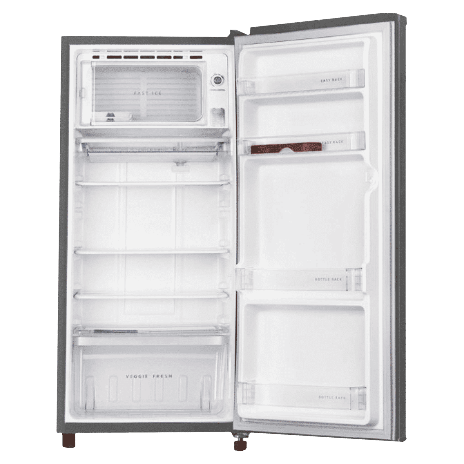 Whirlpool Icemagic Powercool 184 Litres 3 Star Direct Cool Single Door Refrigerator with Stabilizer Free Operation (72511, Steel) Whirlpool Icemagic Powercool 184 Litres 3 Star Direct Cool Single Door Refrigerator with Stabilizer Free Operation (72511, Steel)_5