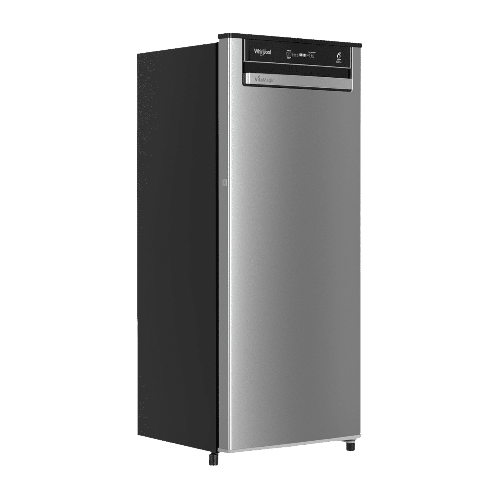 Whirlpool VitaMagic Pro 192 Litres 3 Star Direct Cool Single Door Refrigerator with Stabilizer Free Operation (72601, Alpha Steel) Whirlpool VitaMagic Pro 192 Litres 3 Star Direct Cool Single Door Refrigerator with Stabilizer Free Operation (72601, Alpha Steel)_8