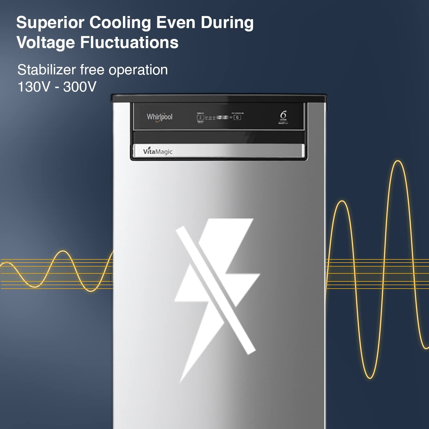 Whirlpool VitaMagic Pro 192 Litres 3 Star Direct Cool Single Door Refrigerator with Stabilizer Free Operation (72601, Alpha Steel) Whirlpool VitaMagic Pro 192 Litres 3 Star Direct Cool Single Door Refrigerator with Stabilizer Free Operation (72601, Alpha Steel)_9