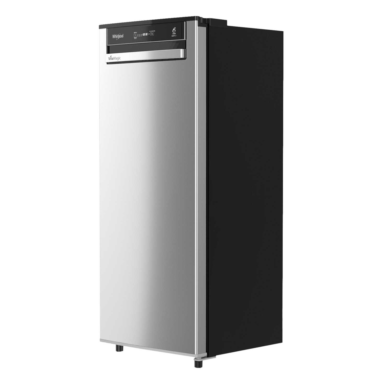 Whirlpool VitaMagic Pro 192 Litres 3 Star Direct Cool Single Door Refrigerator with Stabilizer Free Operation (72601, Alpha Steel) Whirlpool VitaMagic Pro 192 Litres 3 Star Direct Cool Single Door Refrigerator with Stabilizer Free Operation (72601, Alpha Steel)_4