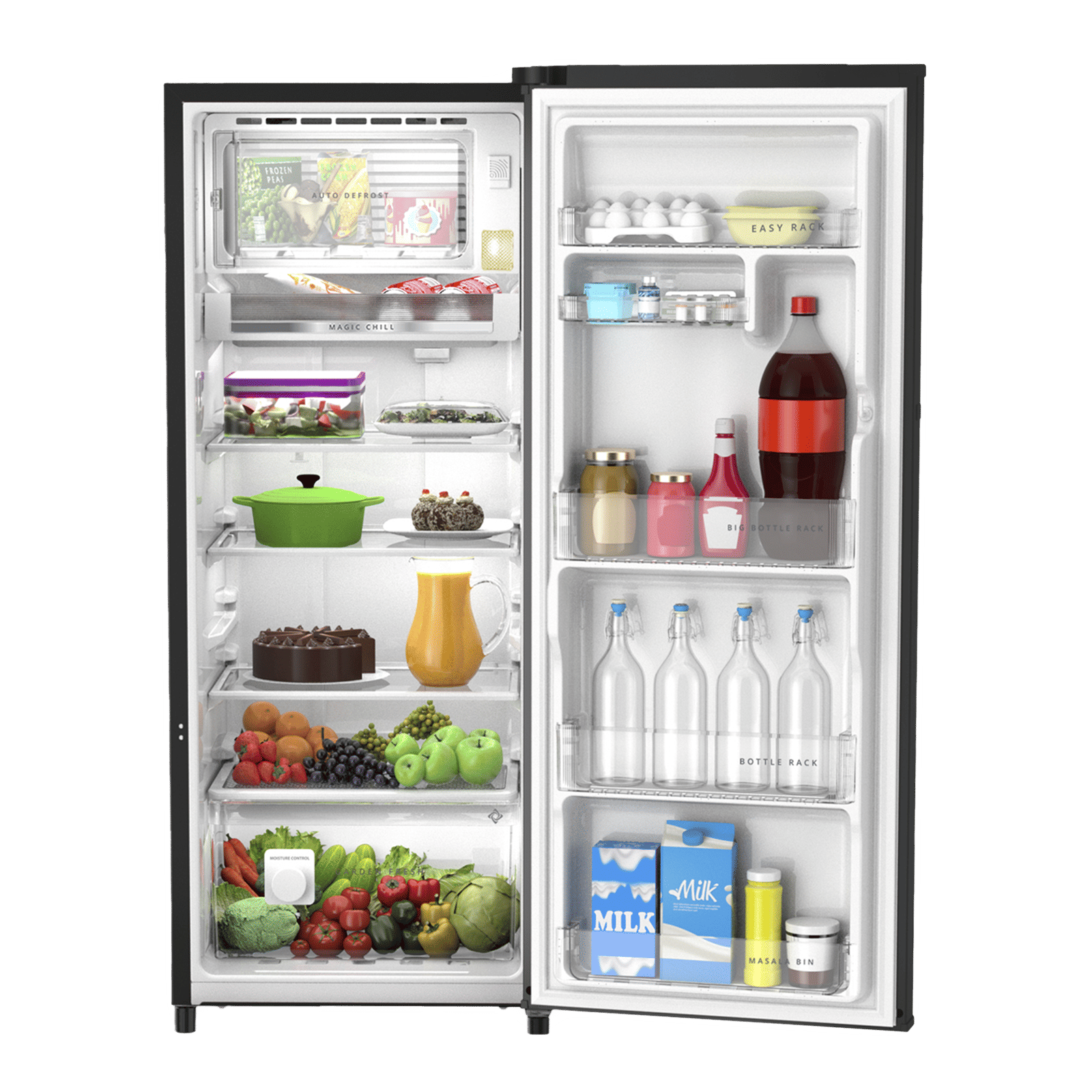 Whirlpool VitaMagic Pro 192 Litres 3 Star Direct Cool Single Door Refrigerator with Stabilizer Free Operation (72601, Alpha Steel) Whirlpool VitaMagic Pro 192 Litres 3 Star Direct Cool Single Door Refrigerator with Stabilizer Free Operation (72601, Alpha Steel)_5