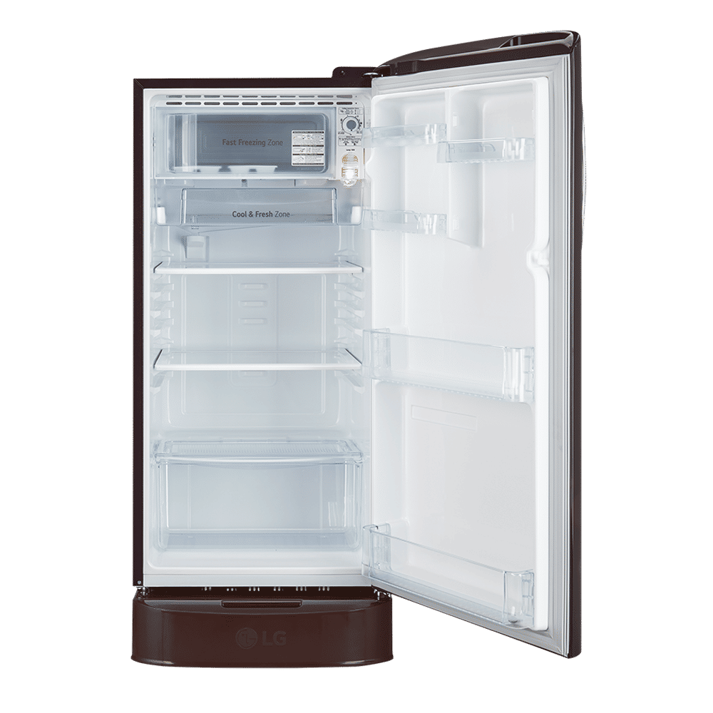 LG 190 Litres 3 Star Direct Cool Single Door Refrigerator with Stabilizer Free Operation (GL-D201ASED.BSEZEB, Scarlet Euphoria) LG 190 Litres 3 Star Direct Cool Single Door Refrigerator with Stabilizer Free Operation (GL-D201ASED.BSEZEB, Scarlet Euphoria)_5