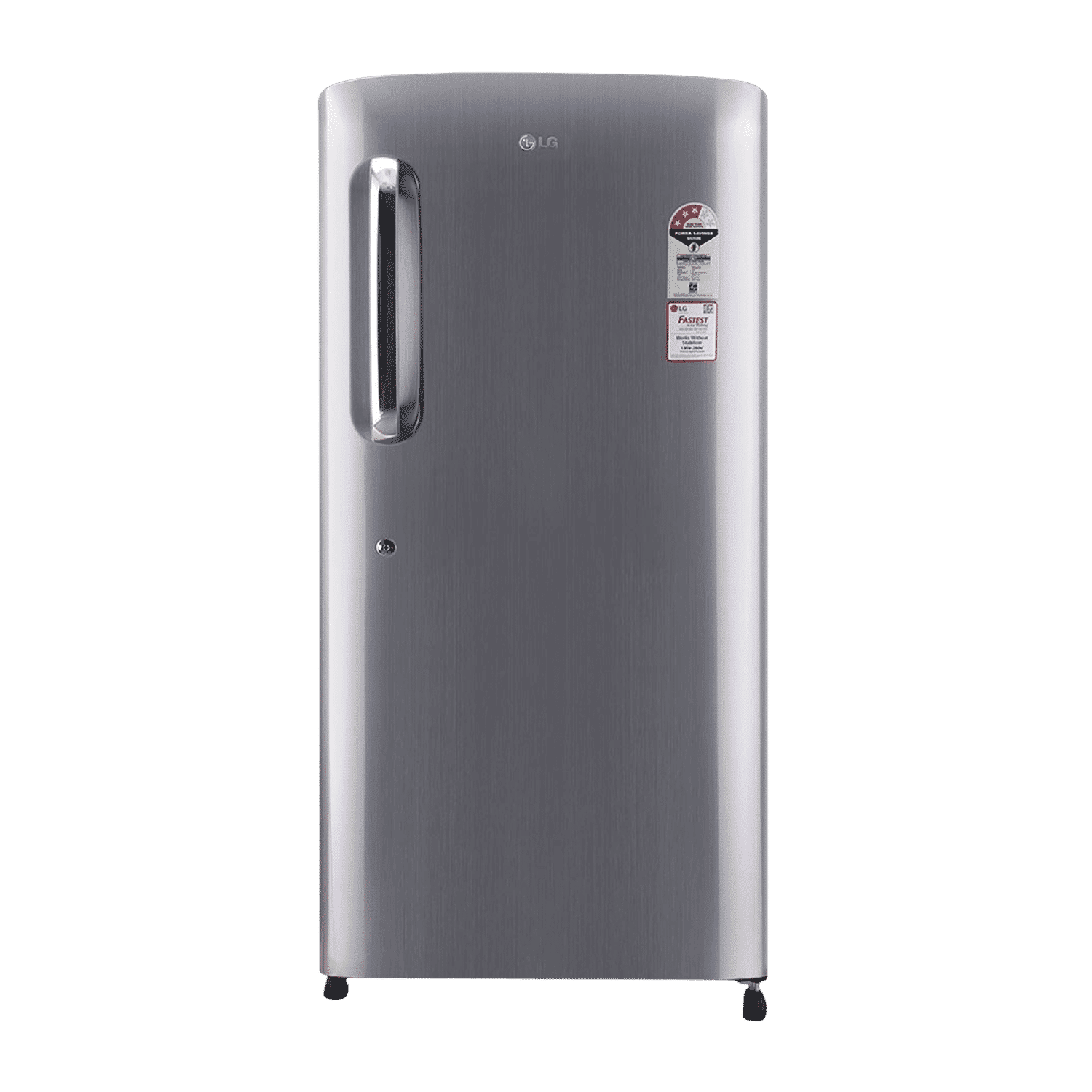 LG 205 Litres 4 Star Direct Cool Single Door Refrigerator with Stabilizer Free Operation (GL-B221APZY.DPZZEB, Shiny Steel) LG 205 Litres 4 Star Direct Cool Single Door Refrigerator with Stabilizer Free Operation (GL-B221APZY.DPZZEB, Shiny Steel)_1