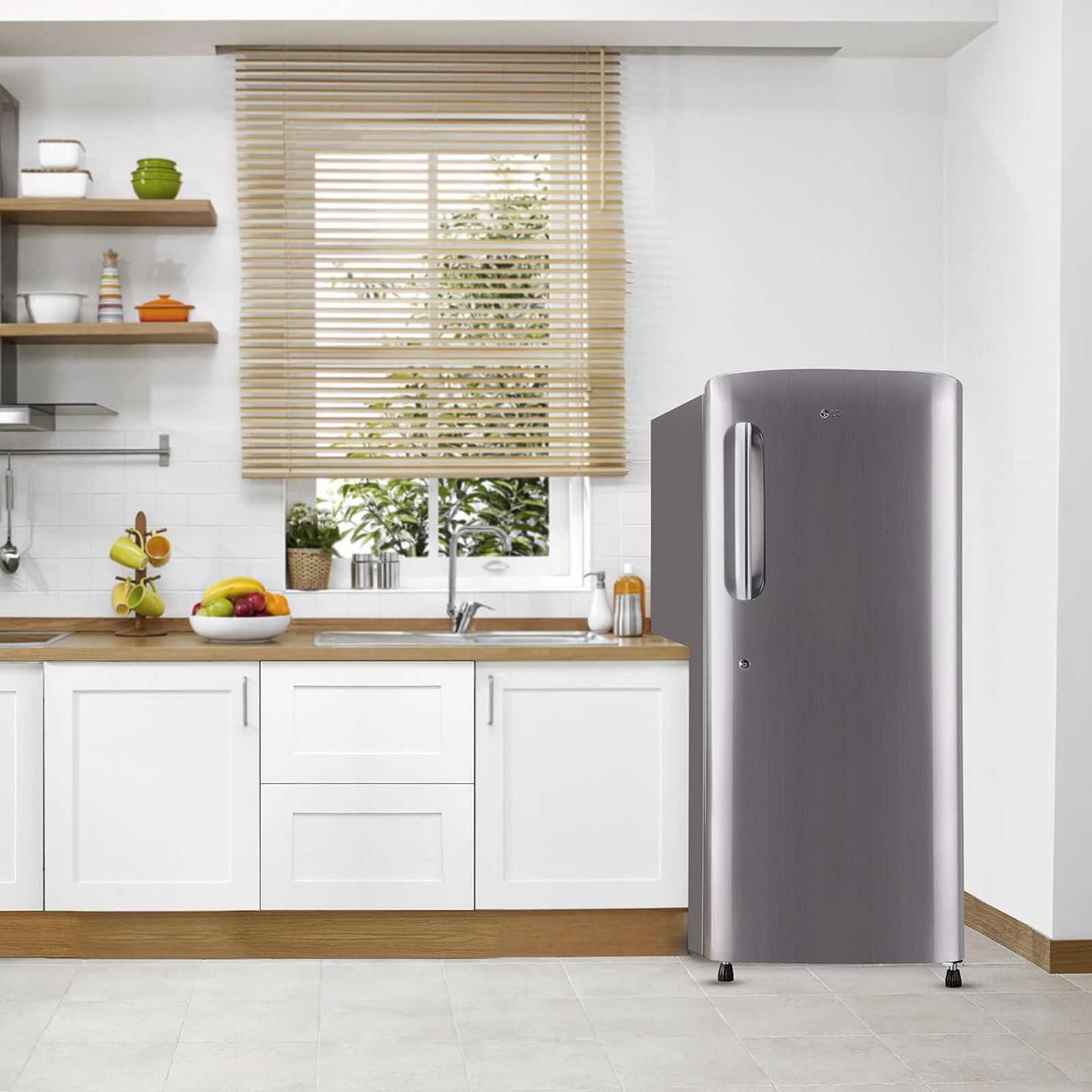 LG 205 Litres 4 Star Direct Cool Single Door Refrigerator with Stabilizer Free Operation (GL-B221APZY.DPZZEB, Shiny Steel) LG 205 Litres 4 Star Direct Cool Single Door Refrigerator with Stabilizer Free Operation (GL-B221APZY.DPZZEB, Shiny Steel)_10