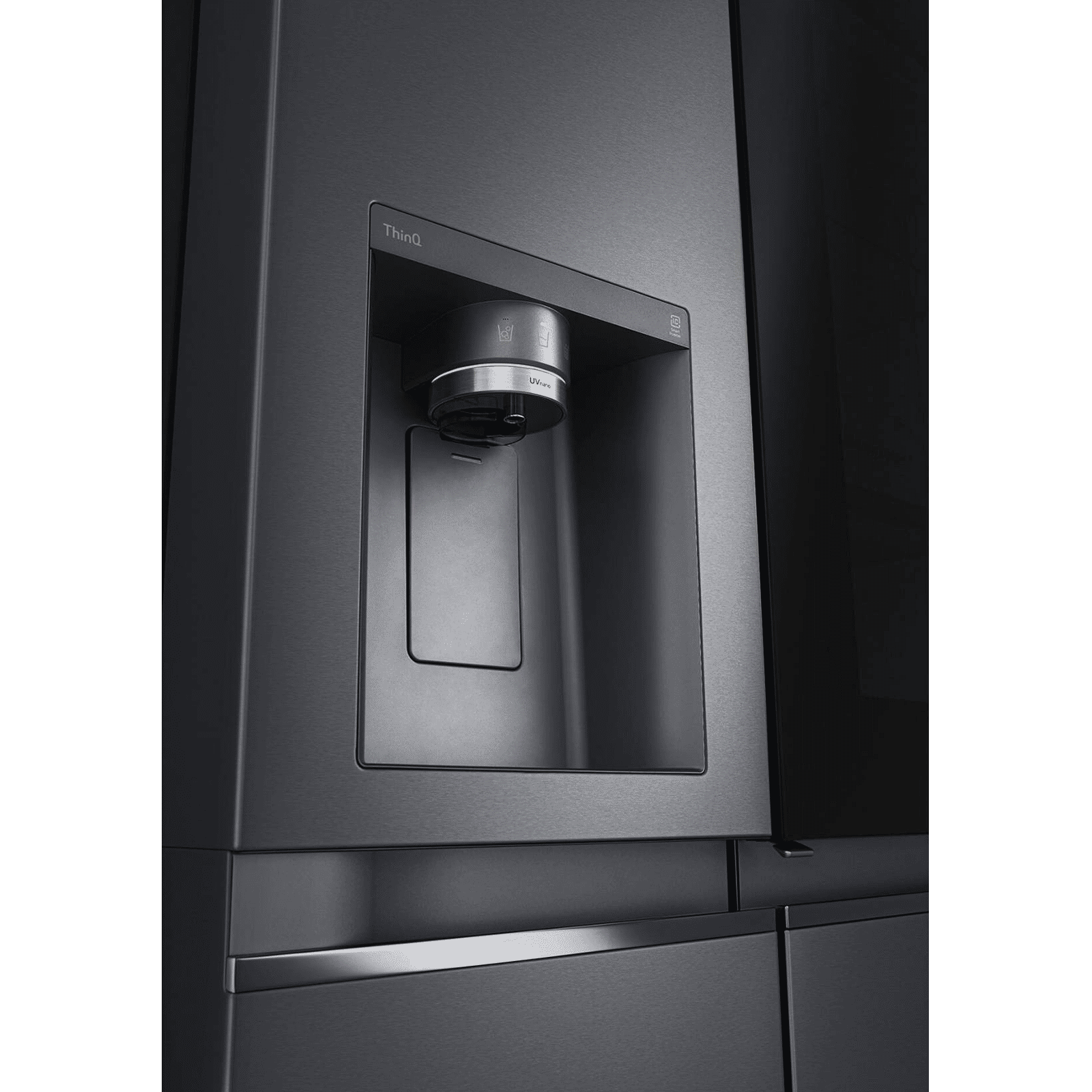 LG 635 Litres 3 Star Frost Free Side by Side Refrigerator with Smart Diagnosis (GL-X257AMCX, Matt Black)_7