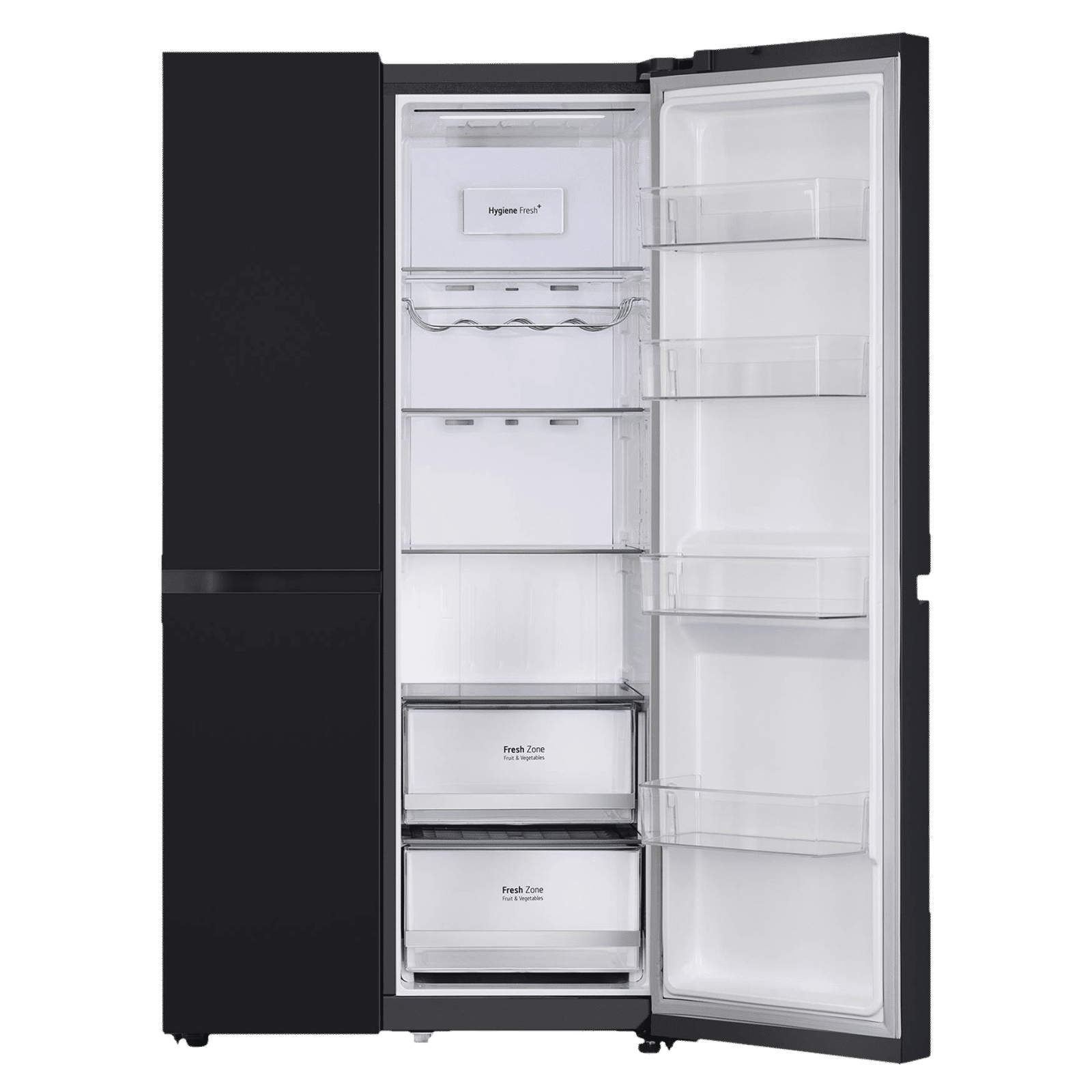 LG 655 Litres Side by Side Refrigerator with Smart Diagnosis (GL-B257DBMX, Black Mirror)_10
