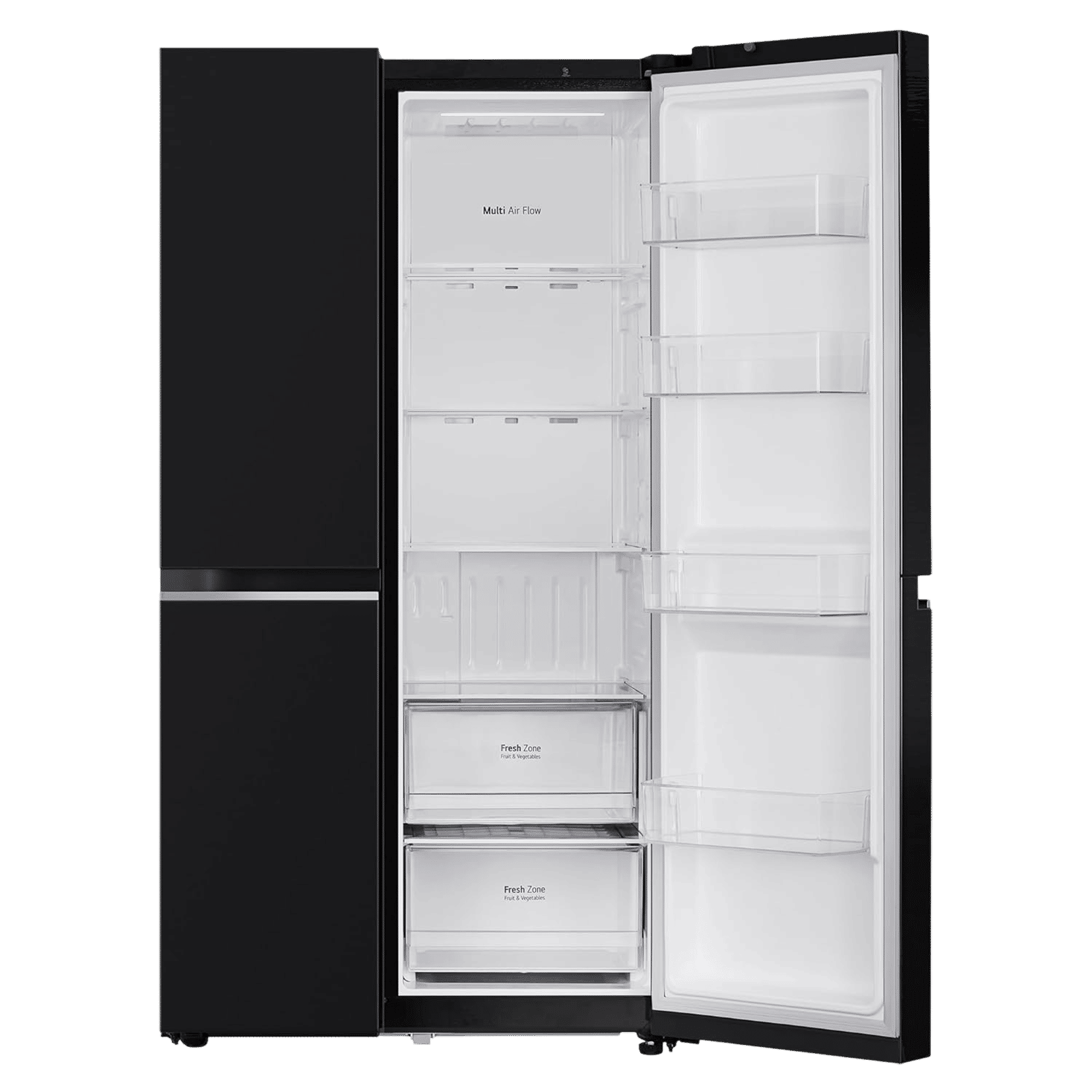 LG 655 Litres 3 Star Frost Free Side by Side Refrigerator with Smart Diagnosis (GL-B257HWBY, Western Black) LG 655 Litres 3 Star Frost Free Side by Side Refrigerator with Smart Diagnosis (GL-B257HWBY, Western Black)_6