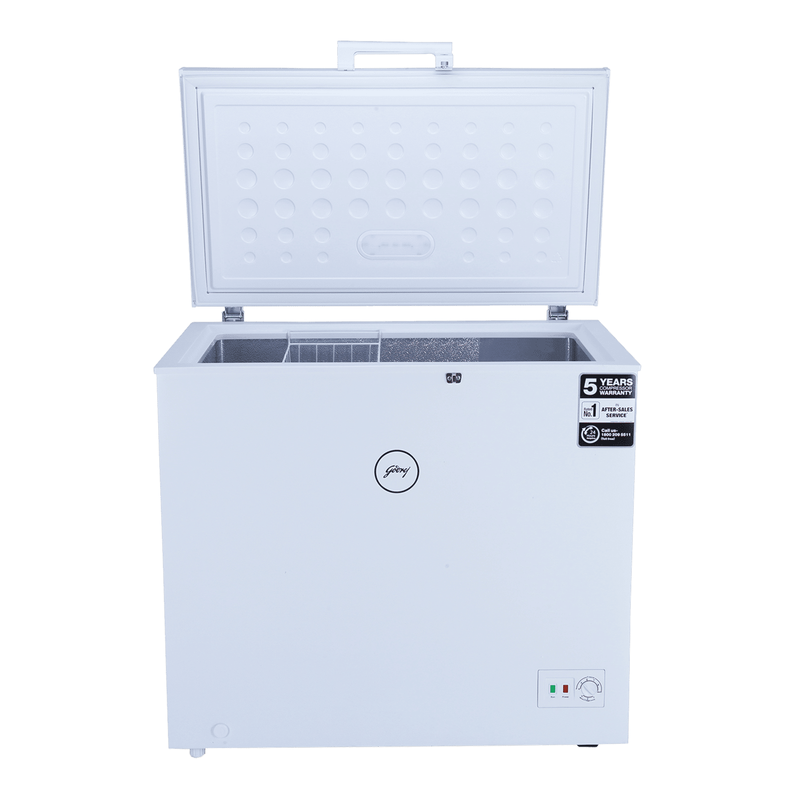 Godrej Slim Series 200 Litres Single Door Deep Freezer (Convertible Technology, DH GCHW 210 R6SHC RW, Royal White)_12