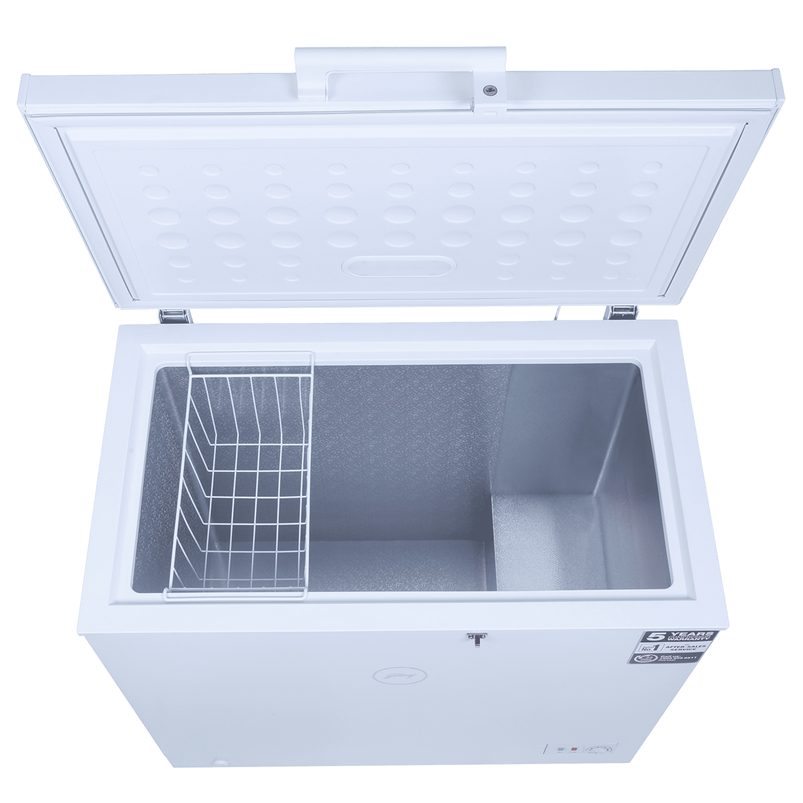 Godrej Slim Series 200 Litres Single Door Deep Freezer (Convertible Technology, DH GCHW 210 R6SHC RW, Royal White)_14