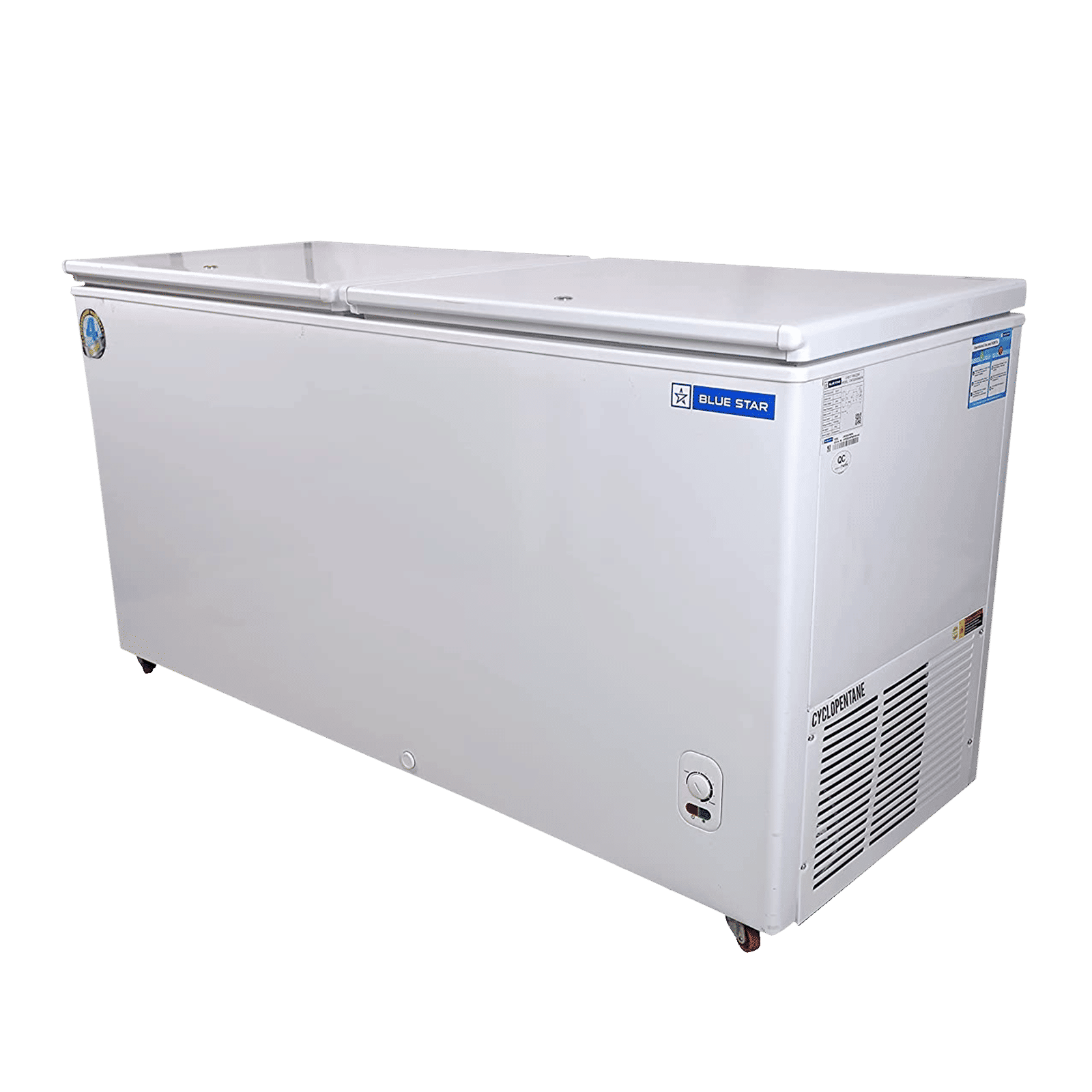 Blue Star 484 Litres Double Door Deep Freezer (Direct Cooling Technology, CHFDD500MGEW, White) Blue Star 484 Litres Double Door Deep Freezer (Direct Cooling Technology, CHFDD500MGEW, White)_4