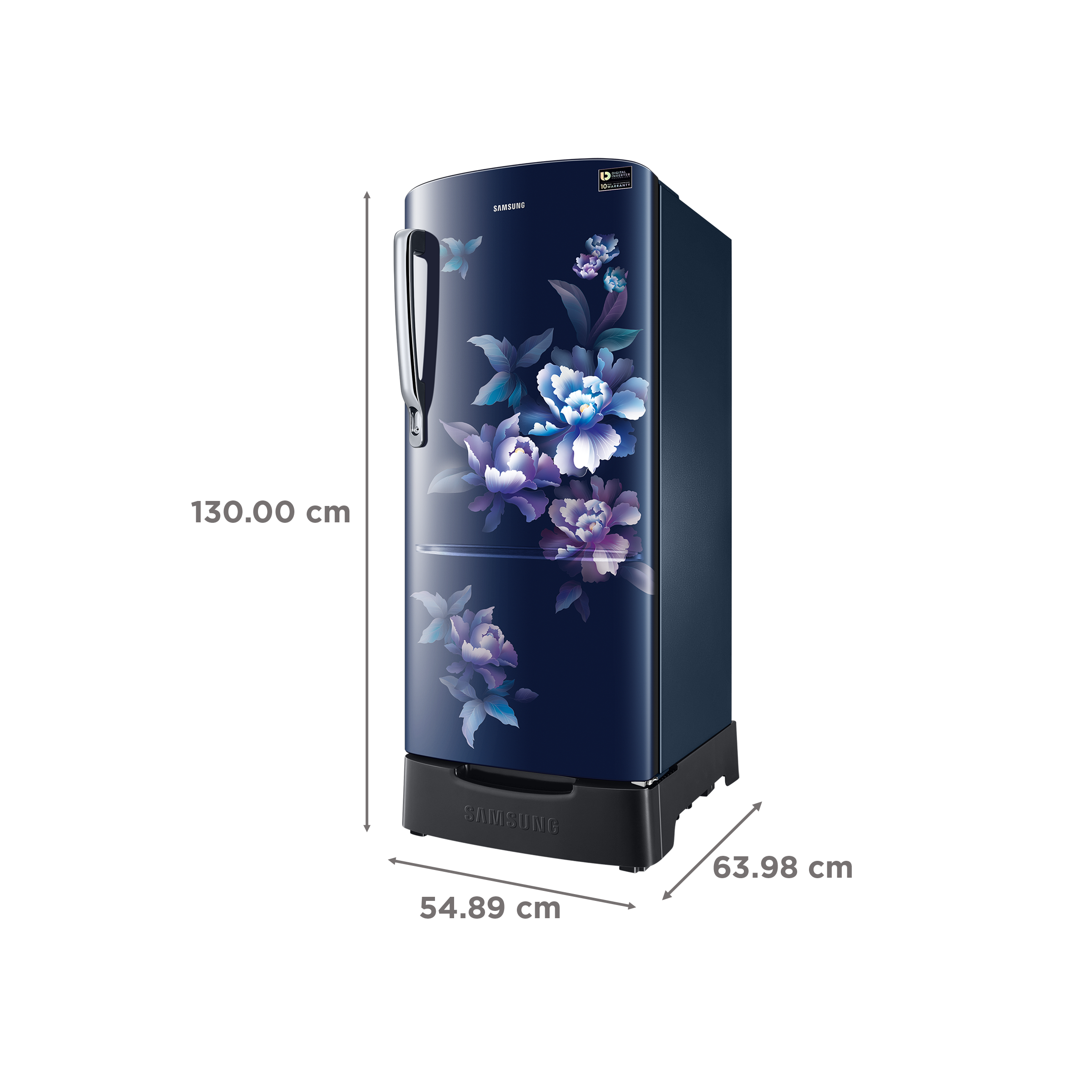 SAMSUNG 183 Litres 4 Star Direct Cool Single Door Refrigerator (RR20C1824HV/HL, Himalayan Poppy Blue)_3