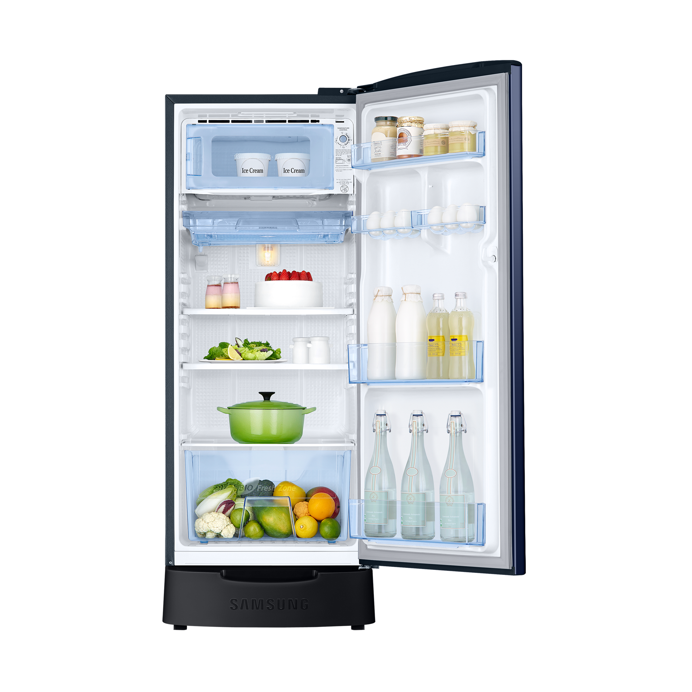 SAMSUNG 183 Litres 4 Star Direct Cool Single Door Refrigerator (RR20C1824HV/HL, Himalayan Poppy Blue)_5