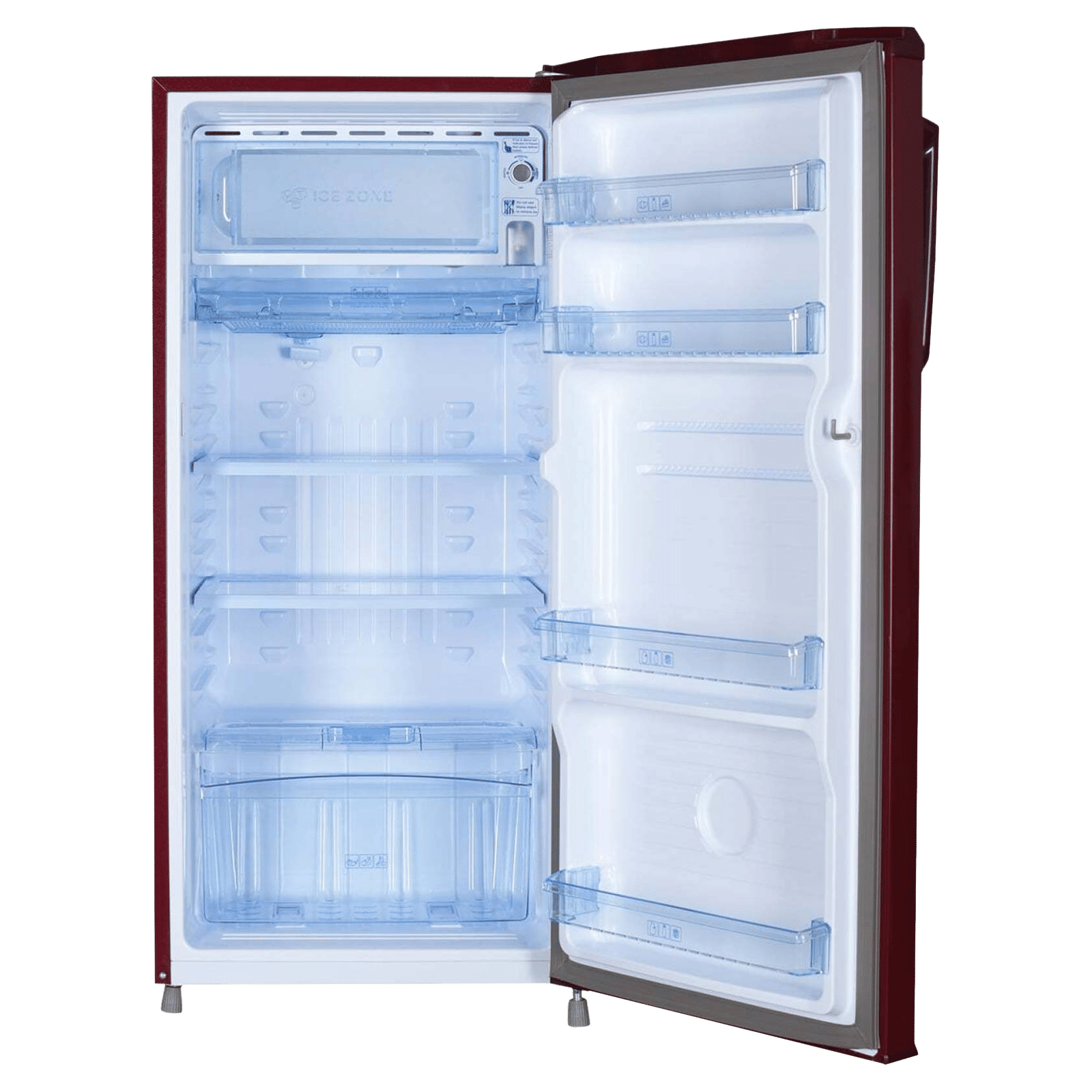 Haier 185 Litres 2 Star Direct Cool Single Door Refrigerator with Antibacterial Gasket (HED-192RS-P, Red Steel)_6