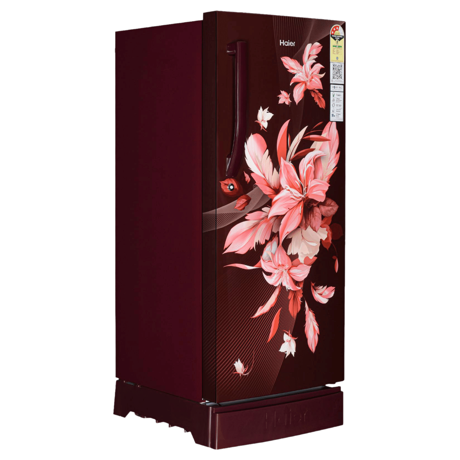 Haier 190 Litres 3 Star Direct Cool Single Door Refrigerator with Antibacterial Gasket (HED-203RFB-P, Red Opal) Haier 190 Litres 3 Star Direct Cool Single Door Refrigerator with Antibacterial Gasket (HED-203RFB-P, Red Opal)_14
