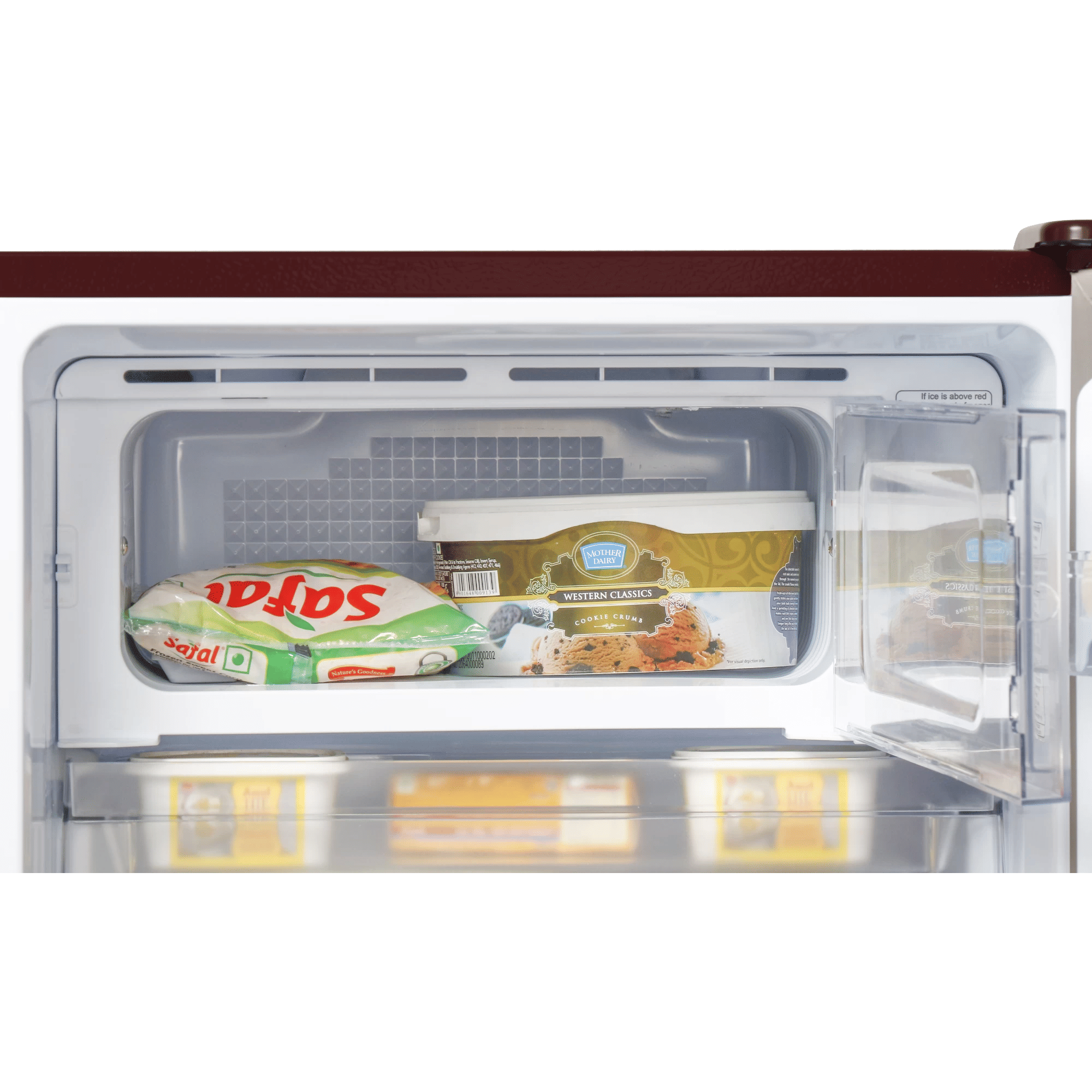 Haier 190 Litres 3 Star Direct Cool Single Door Refrigerator with Antibacterial Gasket (HED-203RFB-P, Red Opal) Haier 190 Litres 3 Star Direct Cool Single Door Refrigerator with Antibacterial Gasket (HED-203RFB-P, Red Opal)_7