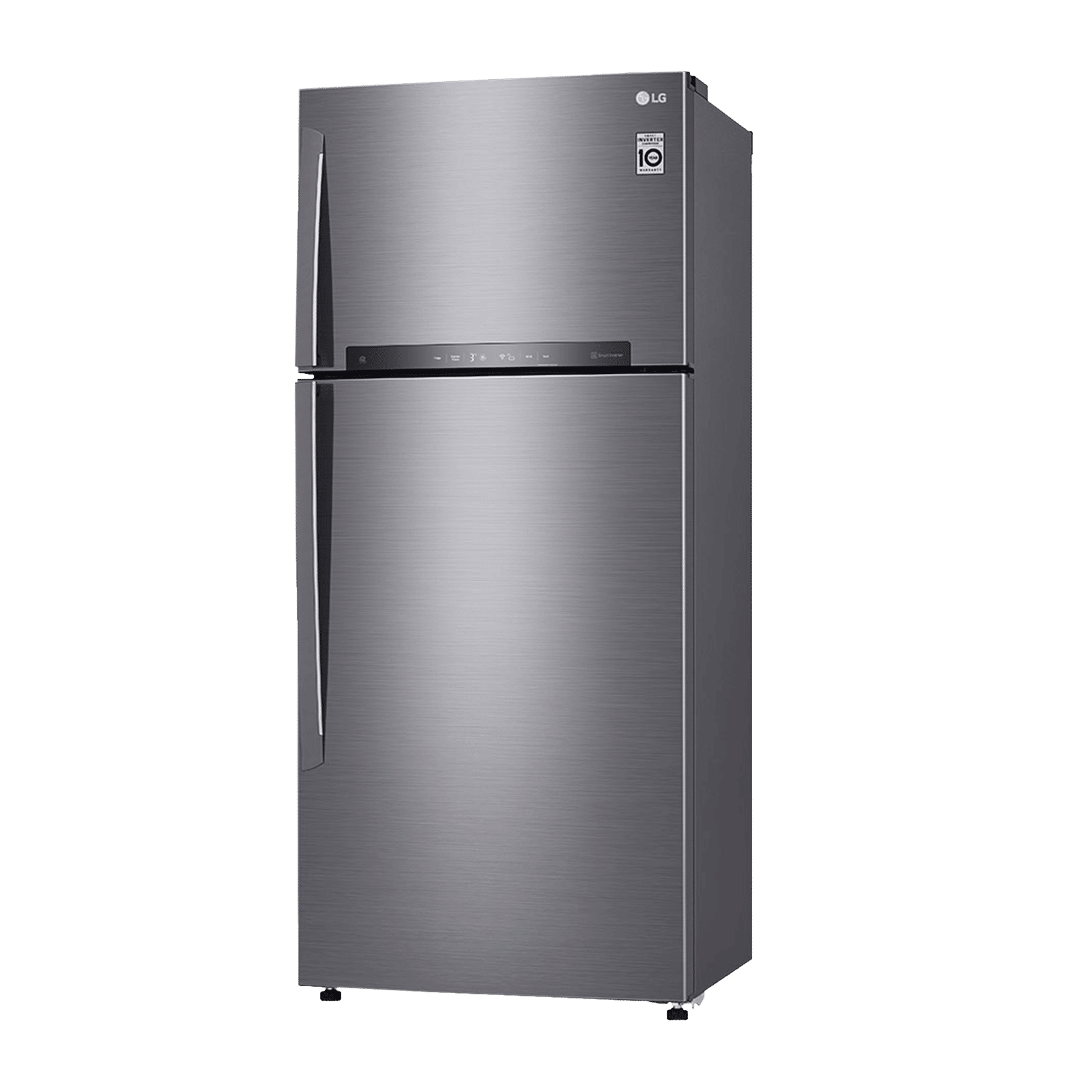 LG 506 Litres 1 Star Frost Free Double Door Refrigerator with Stabilizer Free Operation (GN-H702HLHM.APZQEBN, Platinum Silver) LG 506 Litres 1 Star Frost Free Double Door Refrigerator with Stabilizer Free Operation (GN-H702HLHM.APZQEBN, Platinum Silver)_2