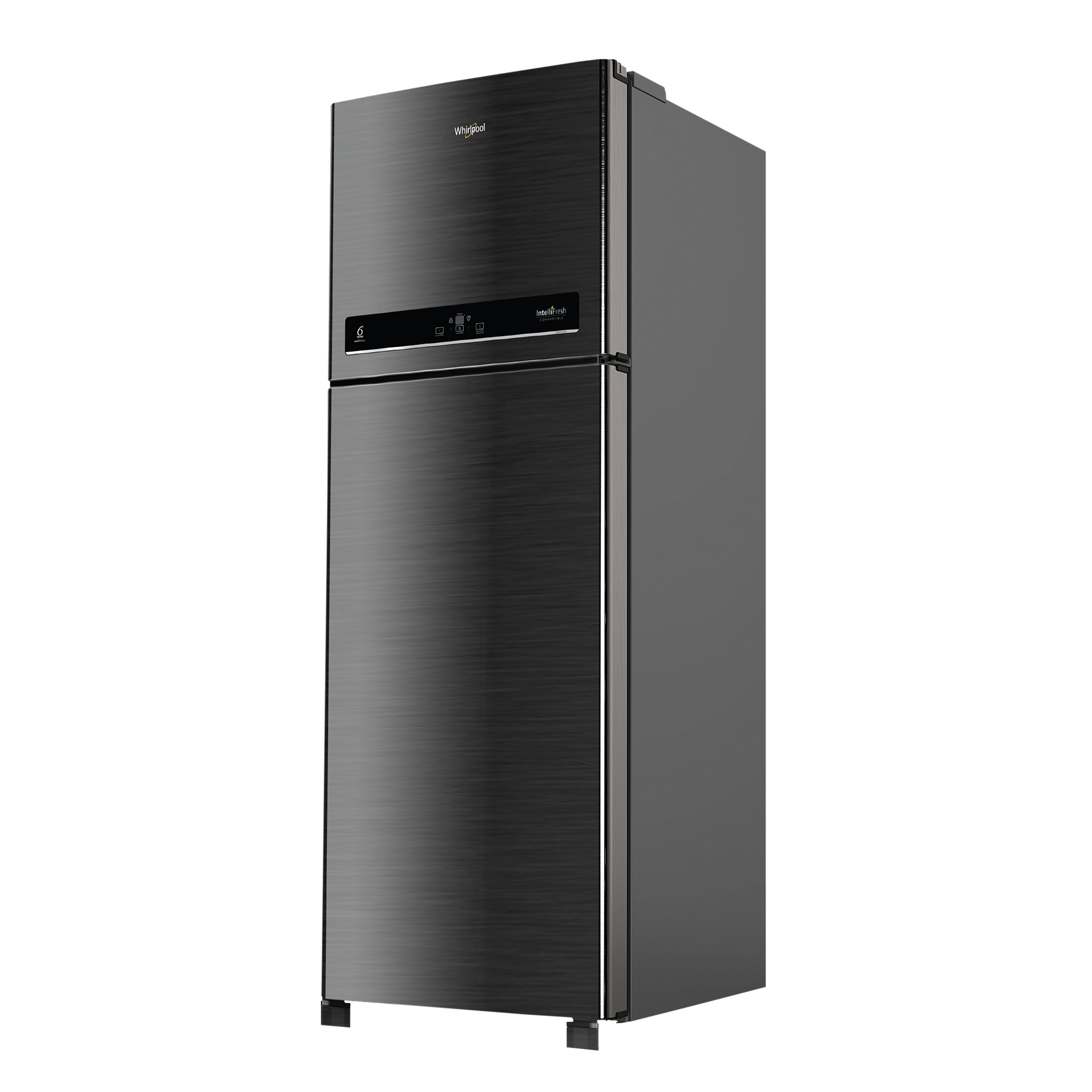 Whirlpool Intellifresh 411 Litres 2 Star Frost Free Double Door Convertible Refrigerator with Stabilizer Free Operation (IF INV CNV PLATINA, Grey)_2