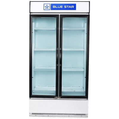 Blue Star 947 Litres Direct Cool Double Door Refrigerator with Temperature Settings (SC1000F, White)