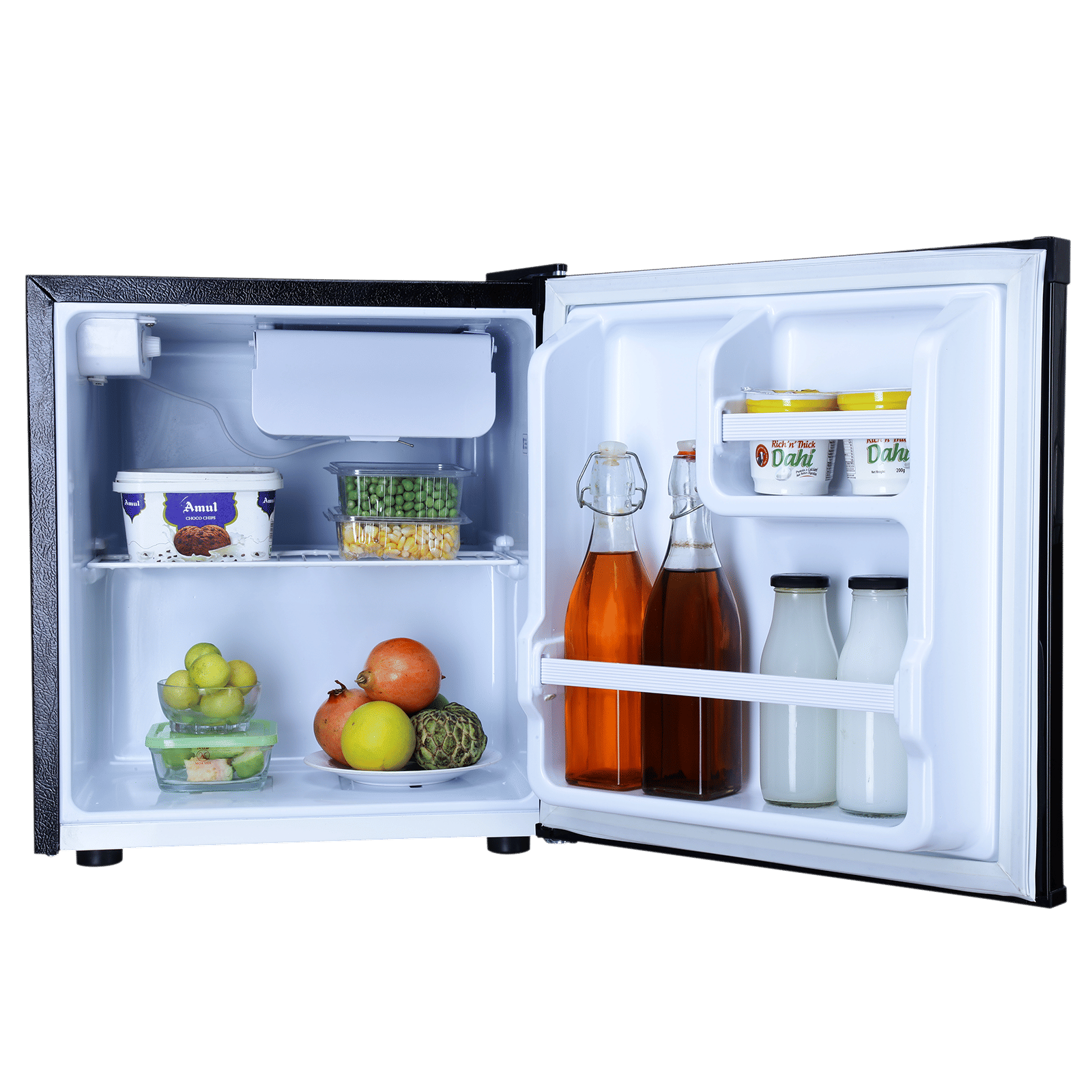Croma 45 Litres 2 Star Direct Cool Single Door Refrigerator with Reversible Door ( Black)_12