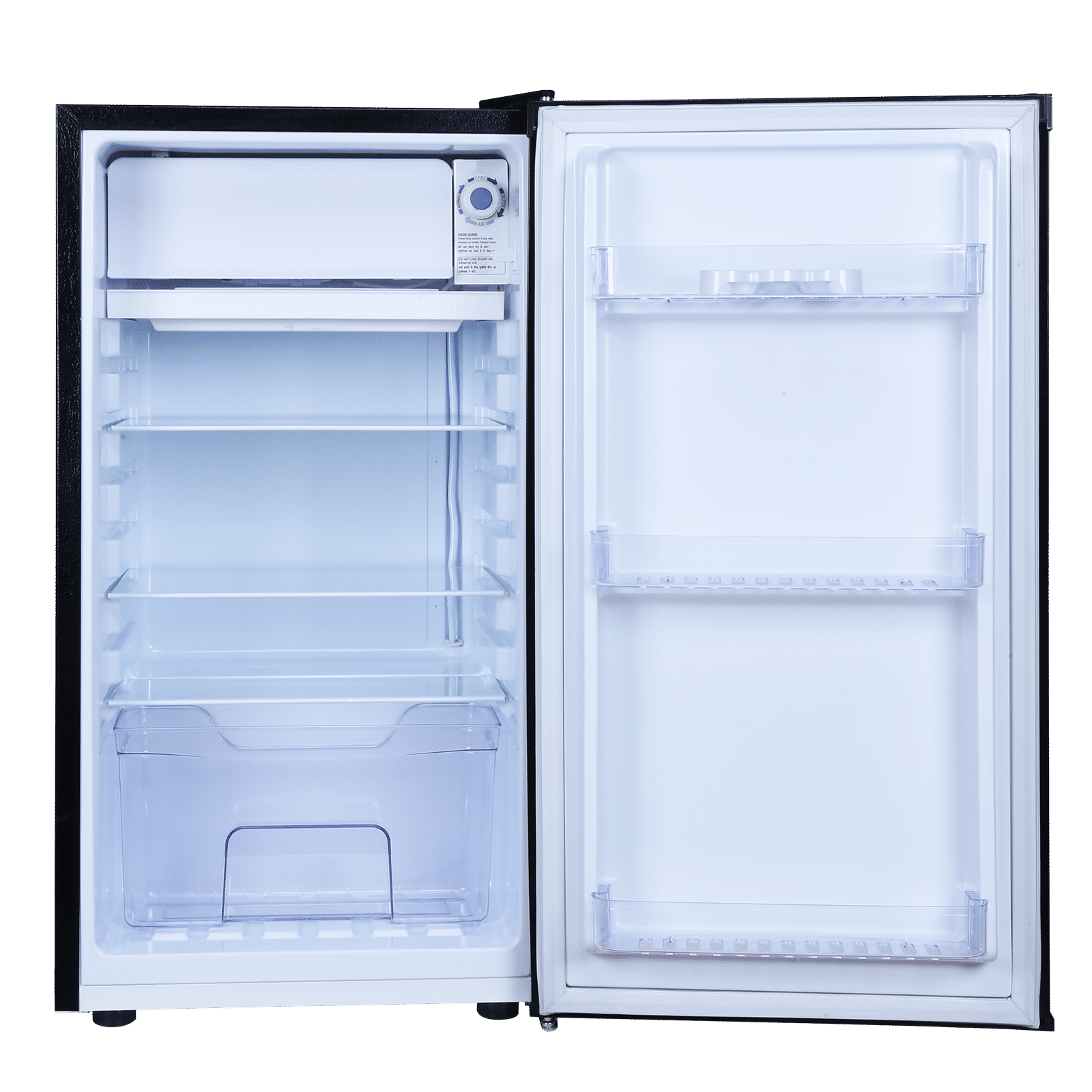 Croma 84 Litres 2 Star Direct Cool Single Door Refrigerator with Reversible Door ( Black)_11