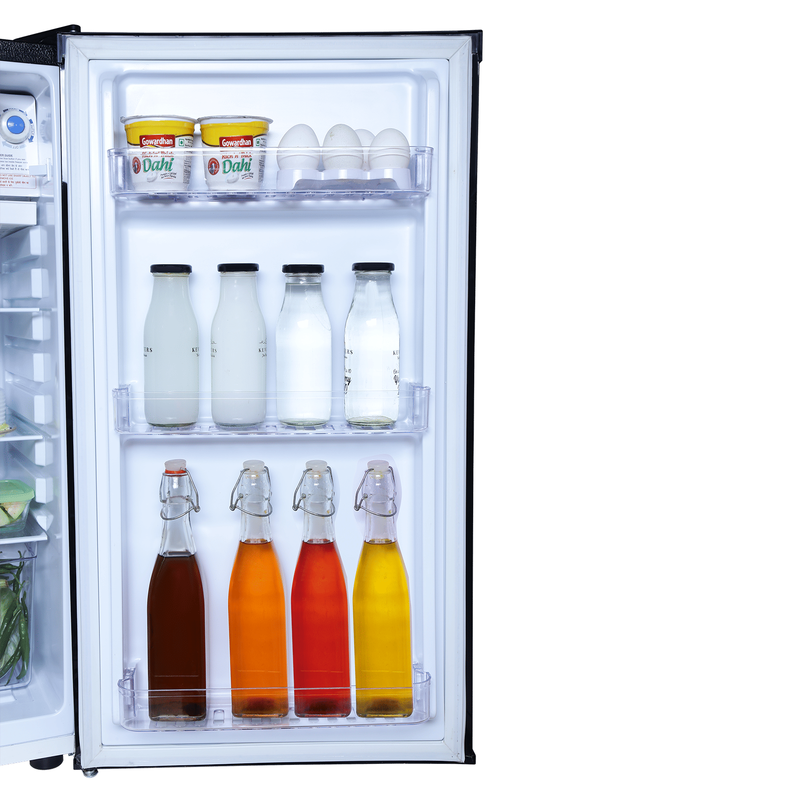 Croma 84 Litres 2 Star Direct Cool Single Door Refrigerator with Reversible Door ( Black)_17