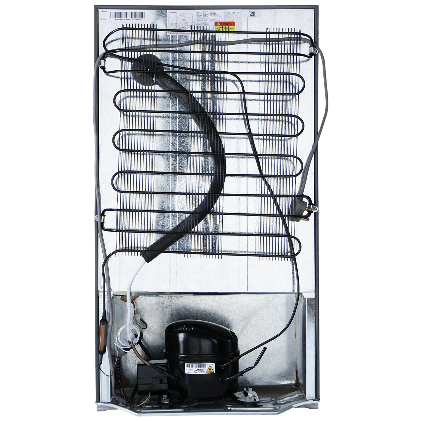 Croma 90 Litres 1 Star Direct Cool Single Door Refrigerator with Anti Fungal Door Gasket (CRLR090DCB250507, Hairline Grey) Croma 90 Litres 1 Star Direct Cool Single Door Refrigerator with Anti Fungal Door Gasket (CRLR090DCB250507, Hairline Grey)_9
