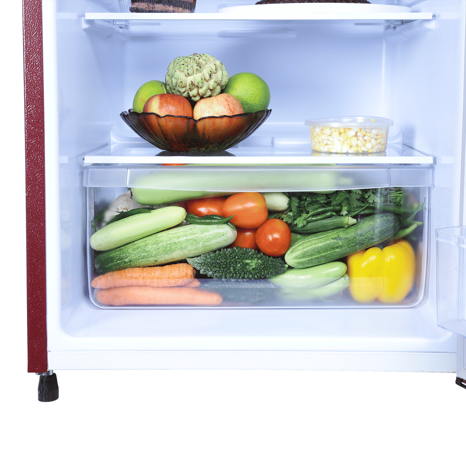 Croma 183 Litres 2 Star Direct Cool Single Door Refrigerator with Anti-Fungal Door Gasket ( Rosalind Wine)_12