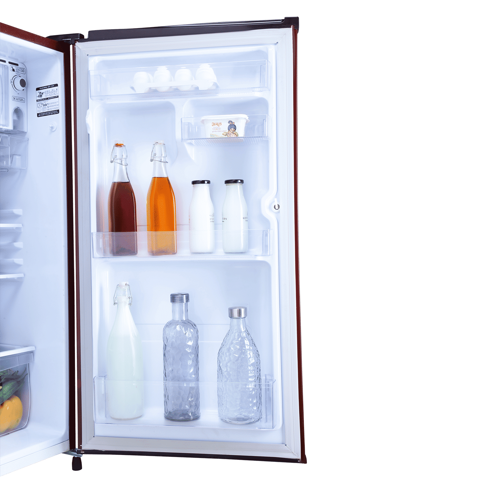 Croma 183 Litres 2 Star Direct Cool Single Door Refrigerator with Anti-Fungal Door Gasket ( Rosalind Wine)_13