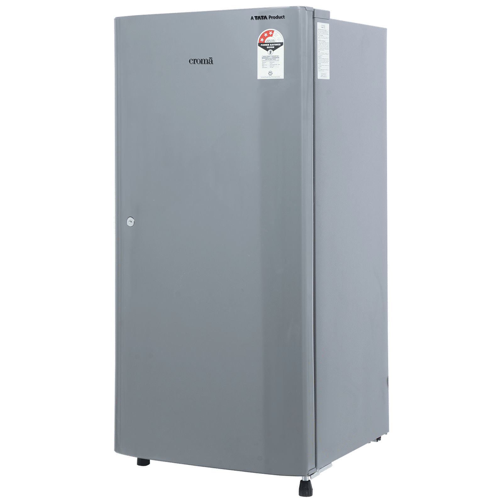 Croma 185 Litres 3 Star Direct Cool Single Door Refrigerator with Inverter Compressor (CRLR185DID276201, Solid Grey)_4
