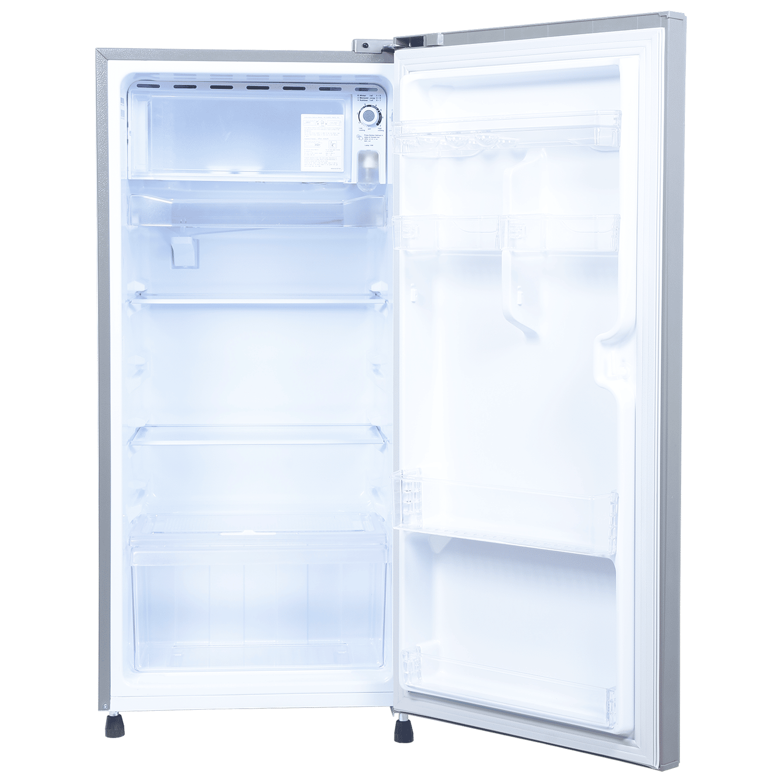 Croma 185 Litres 3 Star Direct Cool Single Door Refrigerator with Inverter Compressor (CRLR185DID276201, Solid Grey)_5