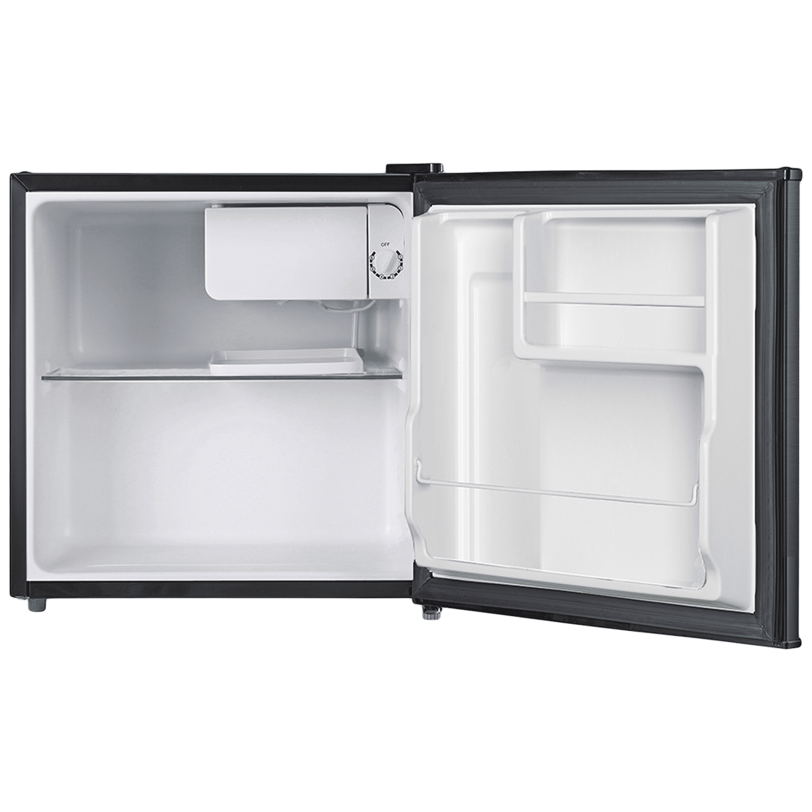 Midea 45 Litres 3 Star Direct Cool Single Door Mini Refrigerator with Reversible Door (MDRD86FGE03, Bright Crystal Gray) Midea 45 Litres 3 Star Direct Cool Single Door Mini Refrigerator with Reversible Door (MDRD86FGE03, Bright Crystal Gray)_5