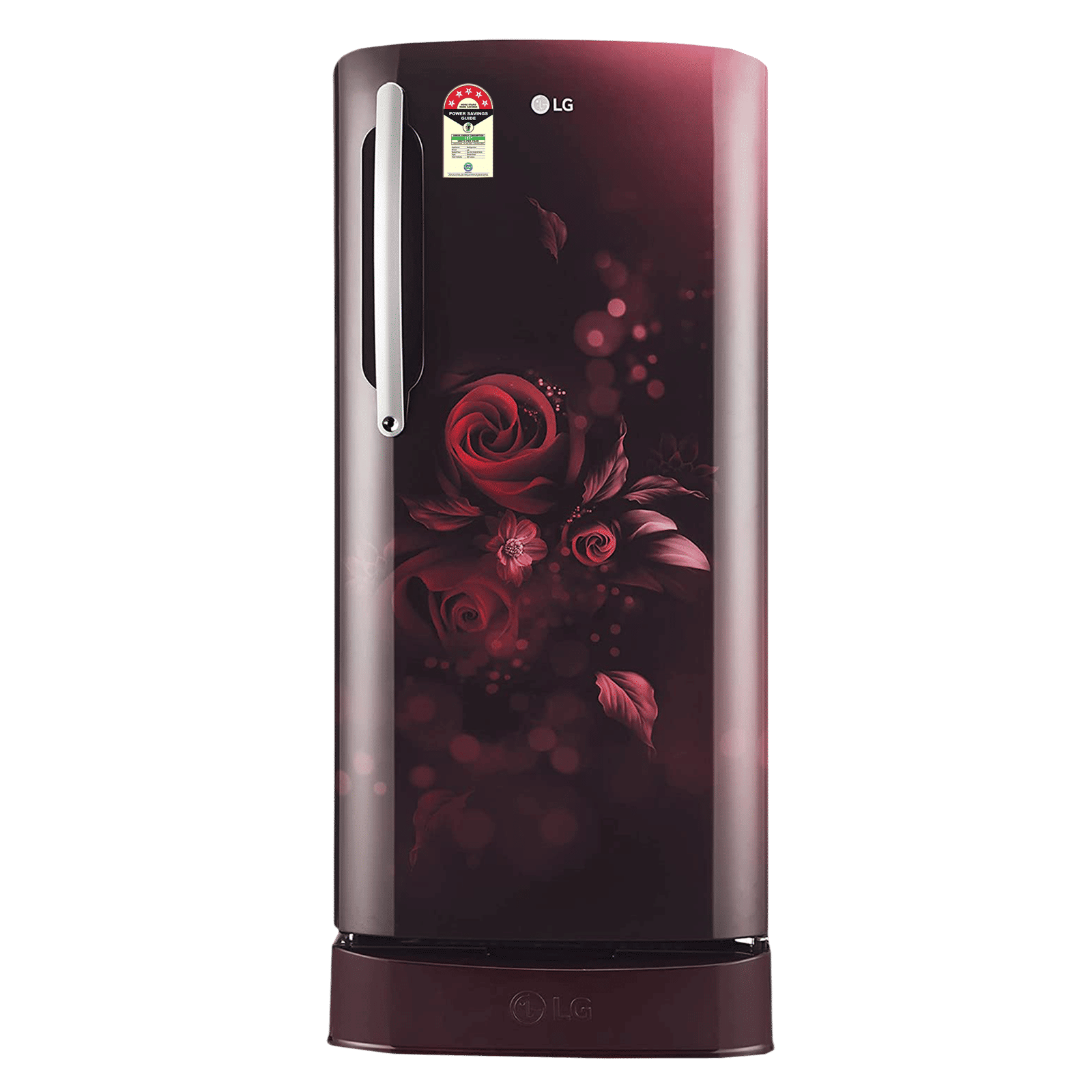LG 201 Litres 5 Star Direct Cool Single Door Refrigerator with Antibacterial Gasket (GL-D211HSEZ, Scarlet Euphoria)_1