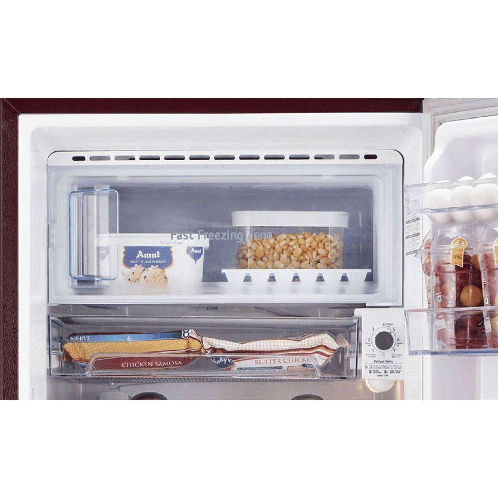 LG 201 Litres 5 Star Direct Cool Single Door Refrigerator with Antibacterial Gasket (GL-D211HSEZ, Scarlet Euphoria)_8