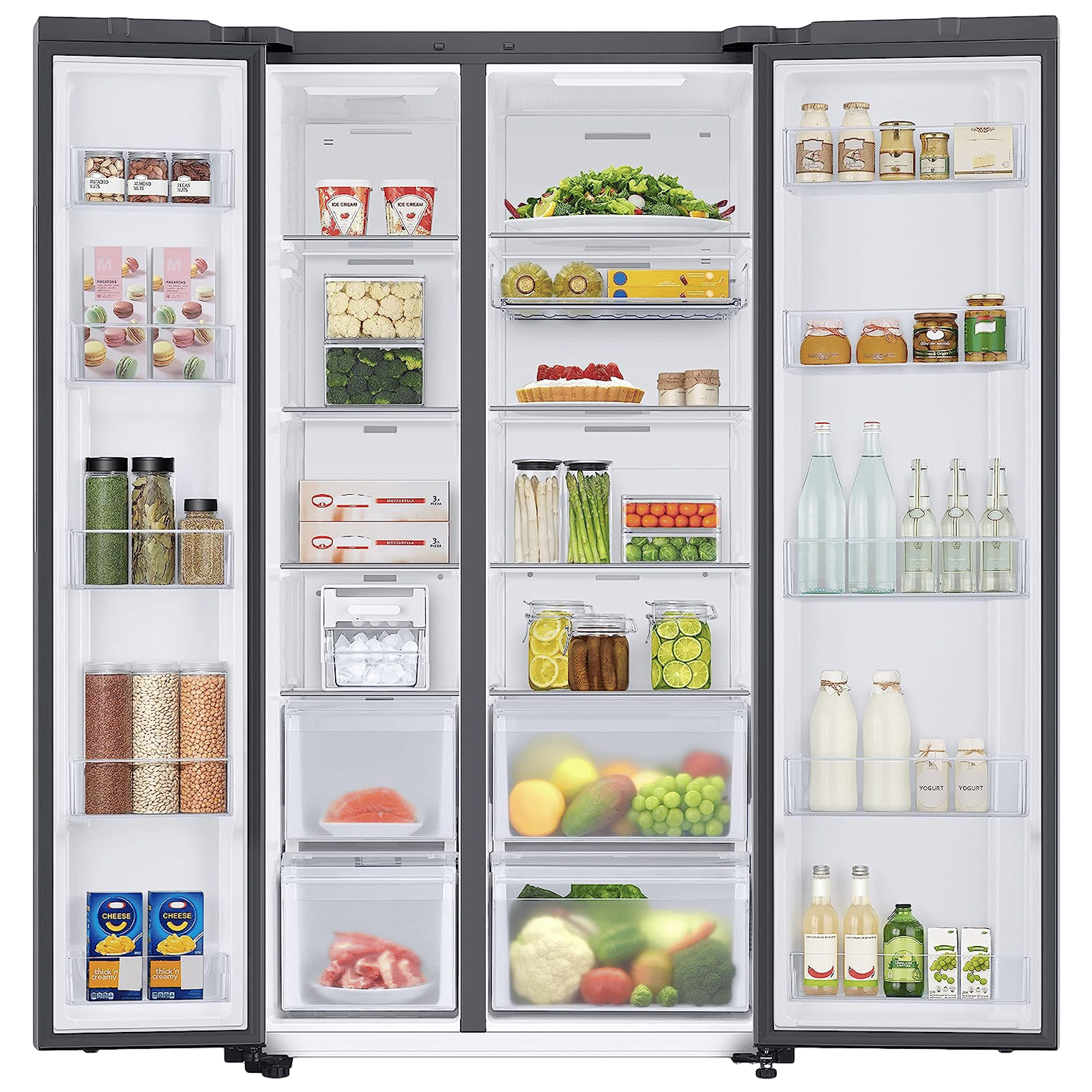 SAMSUNG 653 Litres 3 Star Frost Free Side by Side Door Smart Wi-Fi Enabled Refrigerator with Twin Cooling Plus (RS76CB81A3P0HL, Clean Pink) SAMSUNG 653 Litres 3 Star Frost Free Side by Side Door Smart Wi-Fi Enabled Refrigerator with Twin Cooling Plus (RS76CB81A3P0HL, Clean Pink)_5