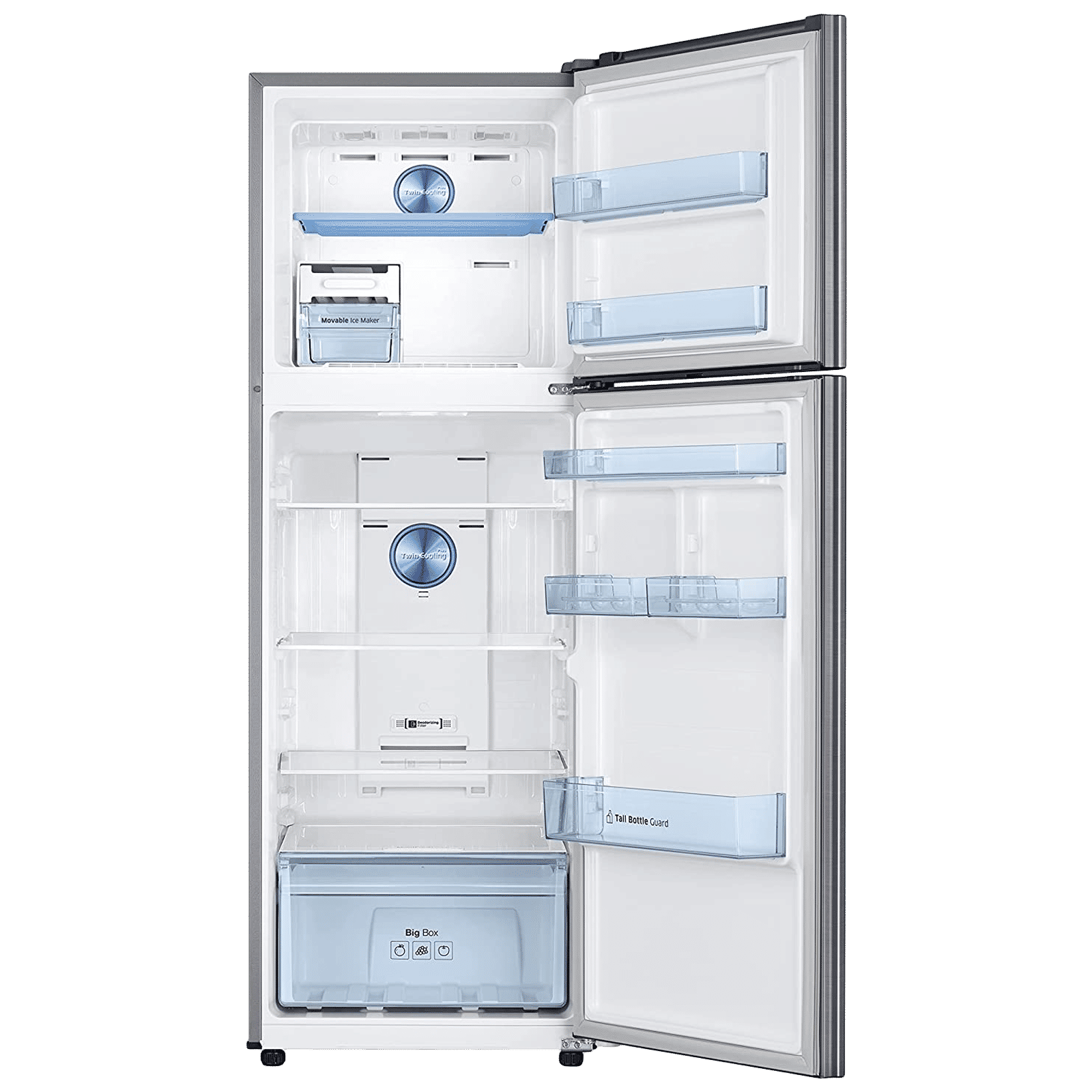 SAMSUNG 322 Litres 2 Star Frost Free Double Door Convertible Refrigerator with Twin Cooling Plus Technology (RT37C4522S8/HL, Elegant Inox) SAMSUNG 322 Litres 2 Star Frost Free Double Door Convertible Refrigerator with Twin Cooling Plus Technology (RT37C4522S8/HL, Elegant Inox)_6